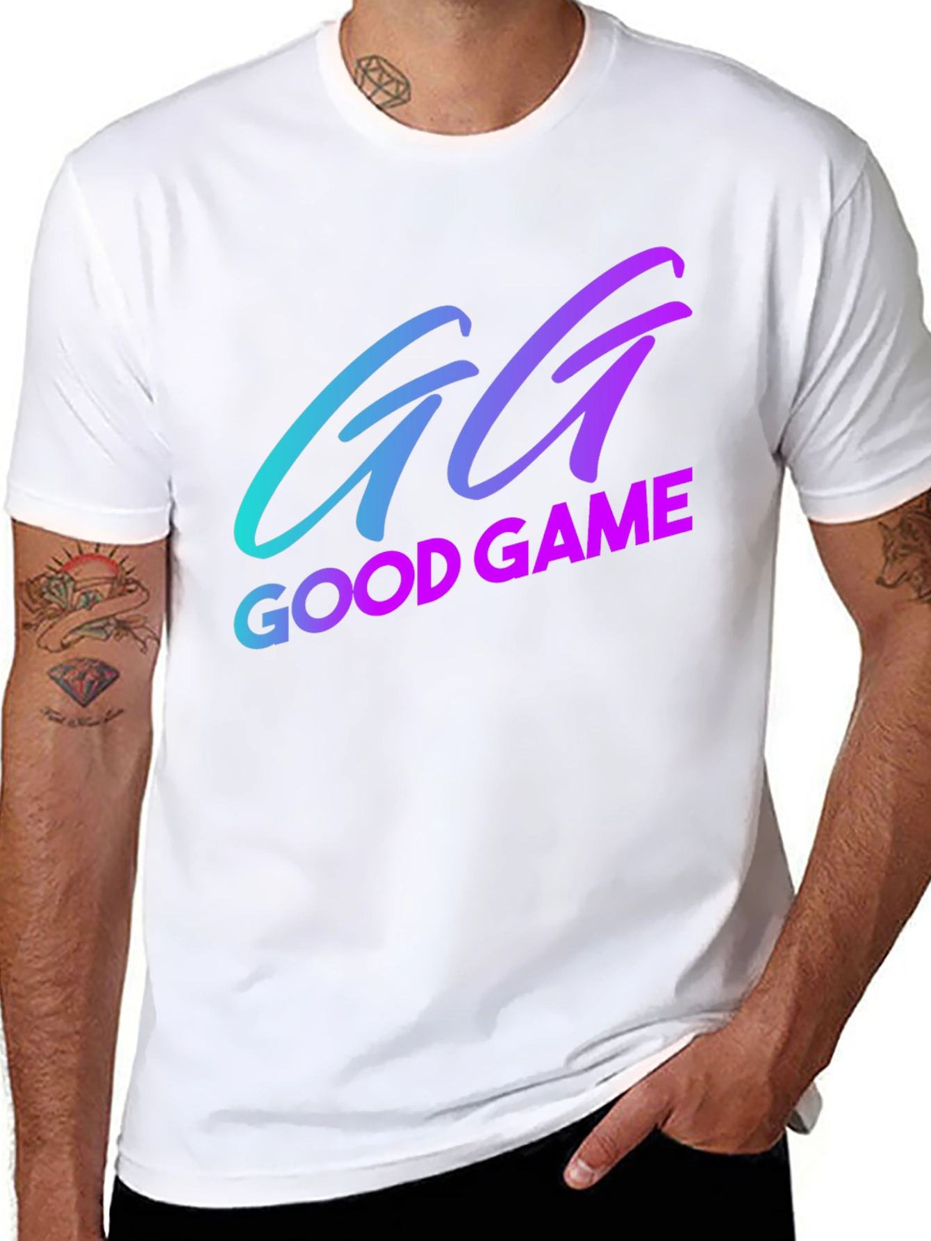 GG Good Game Graphic T-Shirt - Soft Cotton Blend