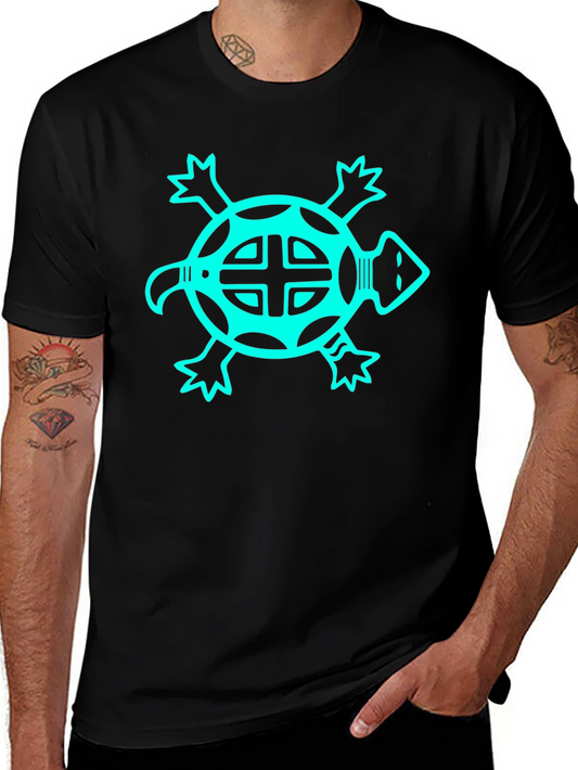 Turtle Graphic Tee - Black