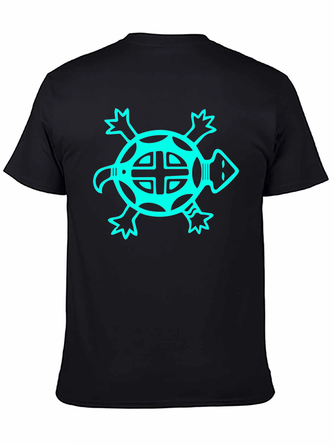 Turtle Graphic Tee - Black