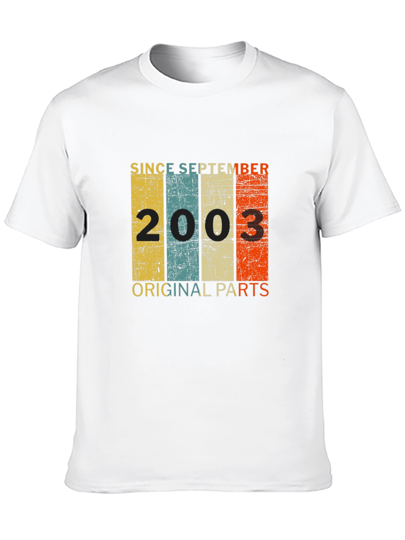 Since September 2003 T-Shirt Original Parts Birthday Gift