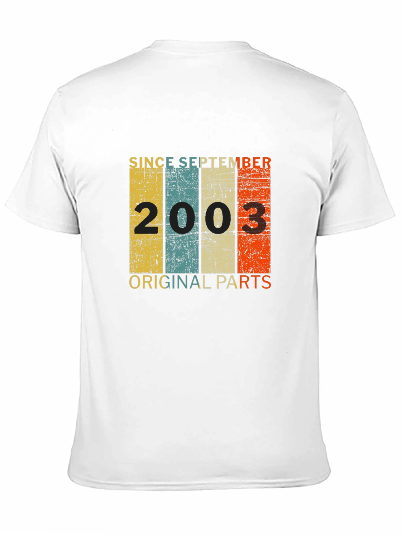 Since September 2003 T-Shirt Original Parts Birthday Gift