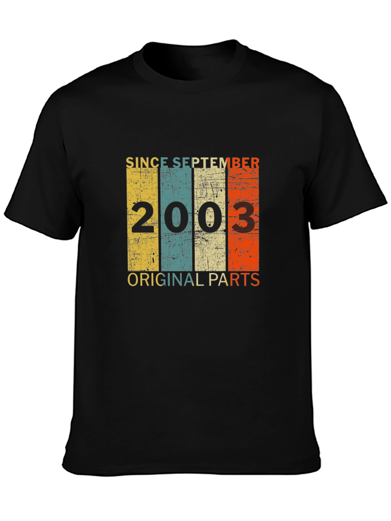 Since September 2003 T-Shirt Original Parts Birthday Gift