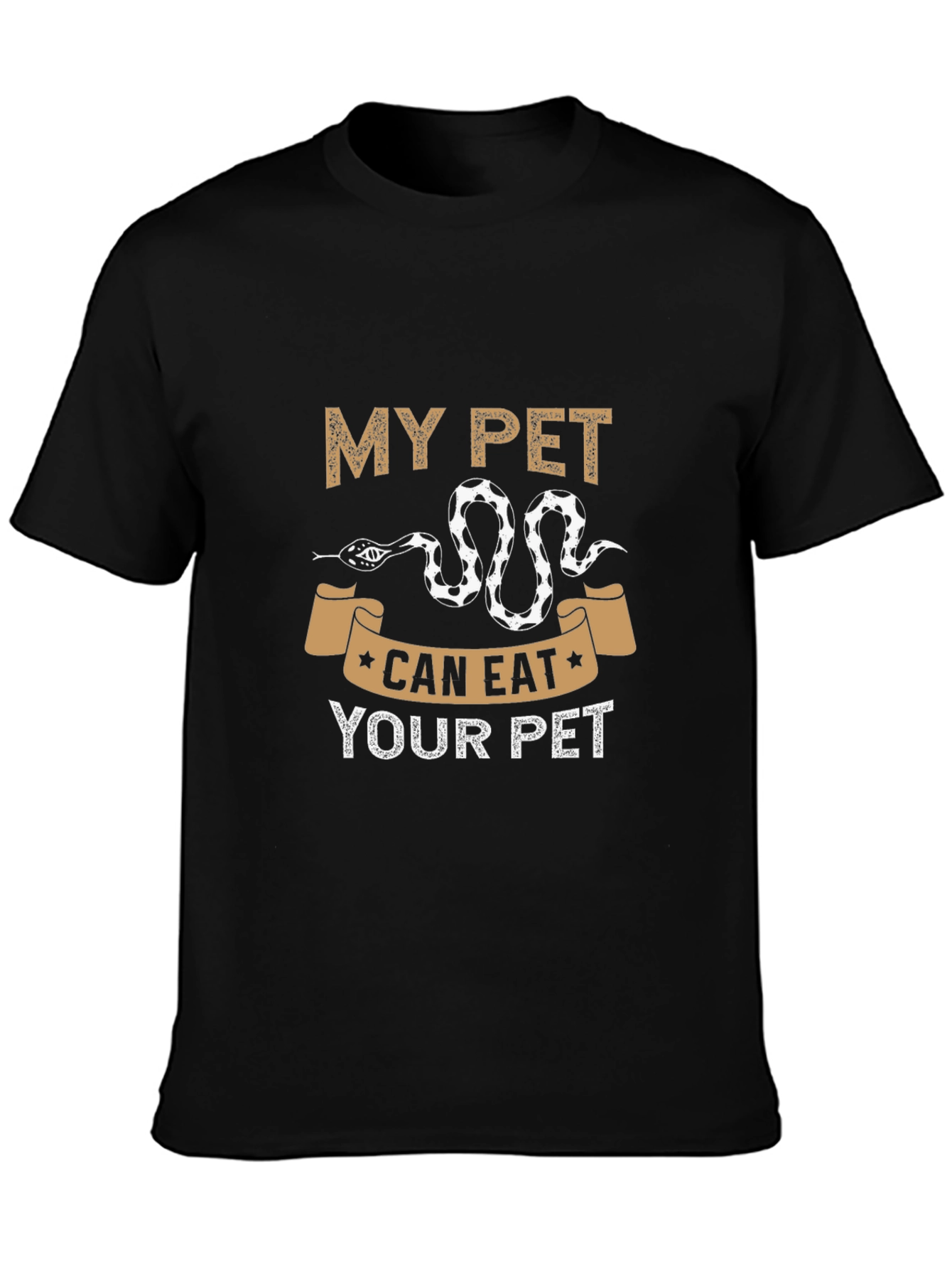 My Pet Can Eat Your Pet Snake Graphic T-Shirt