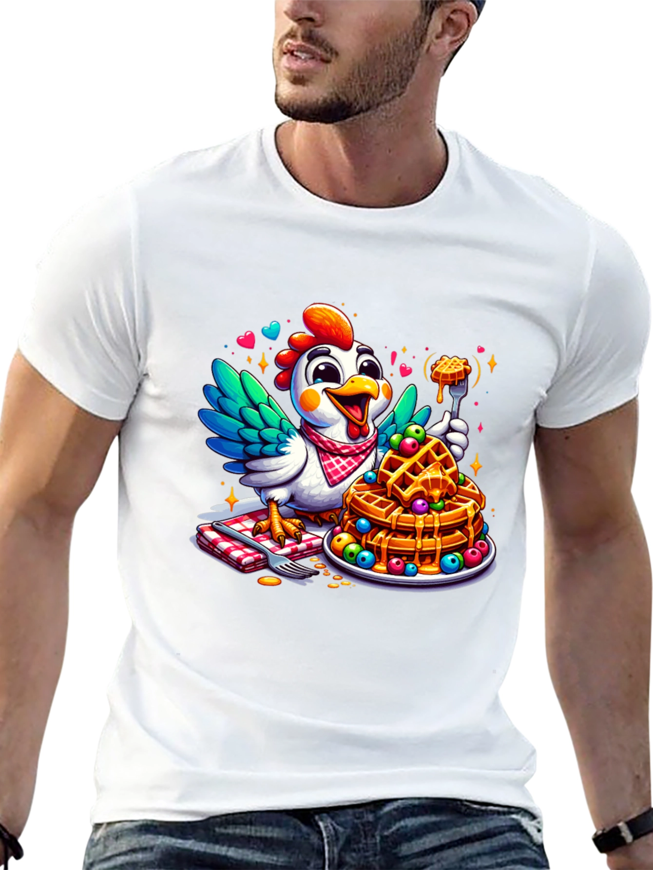 Chicken Waffles Graphic Tee