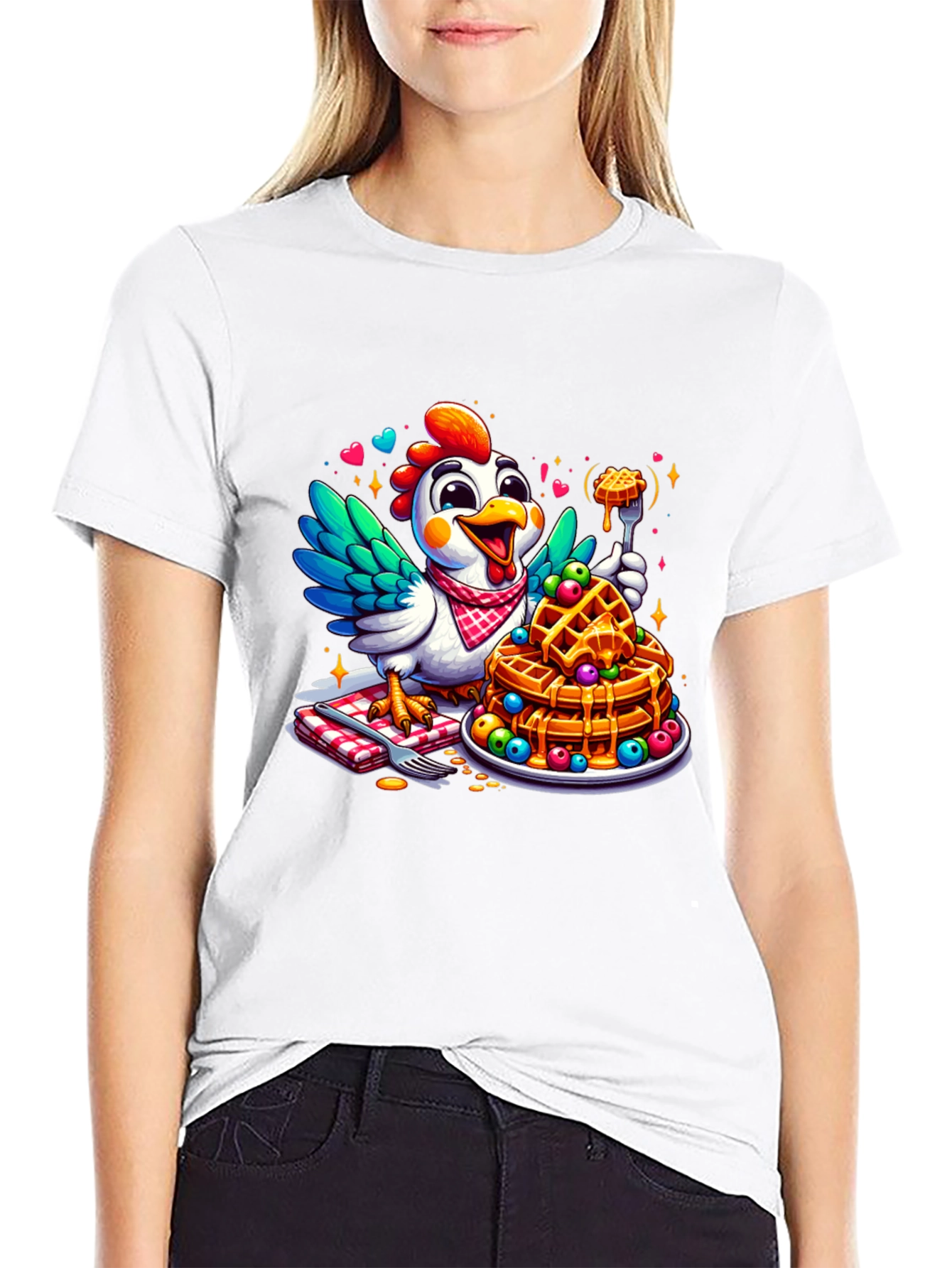Chicken Waffles Graphic Tee