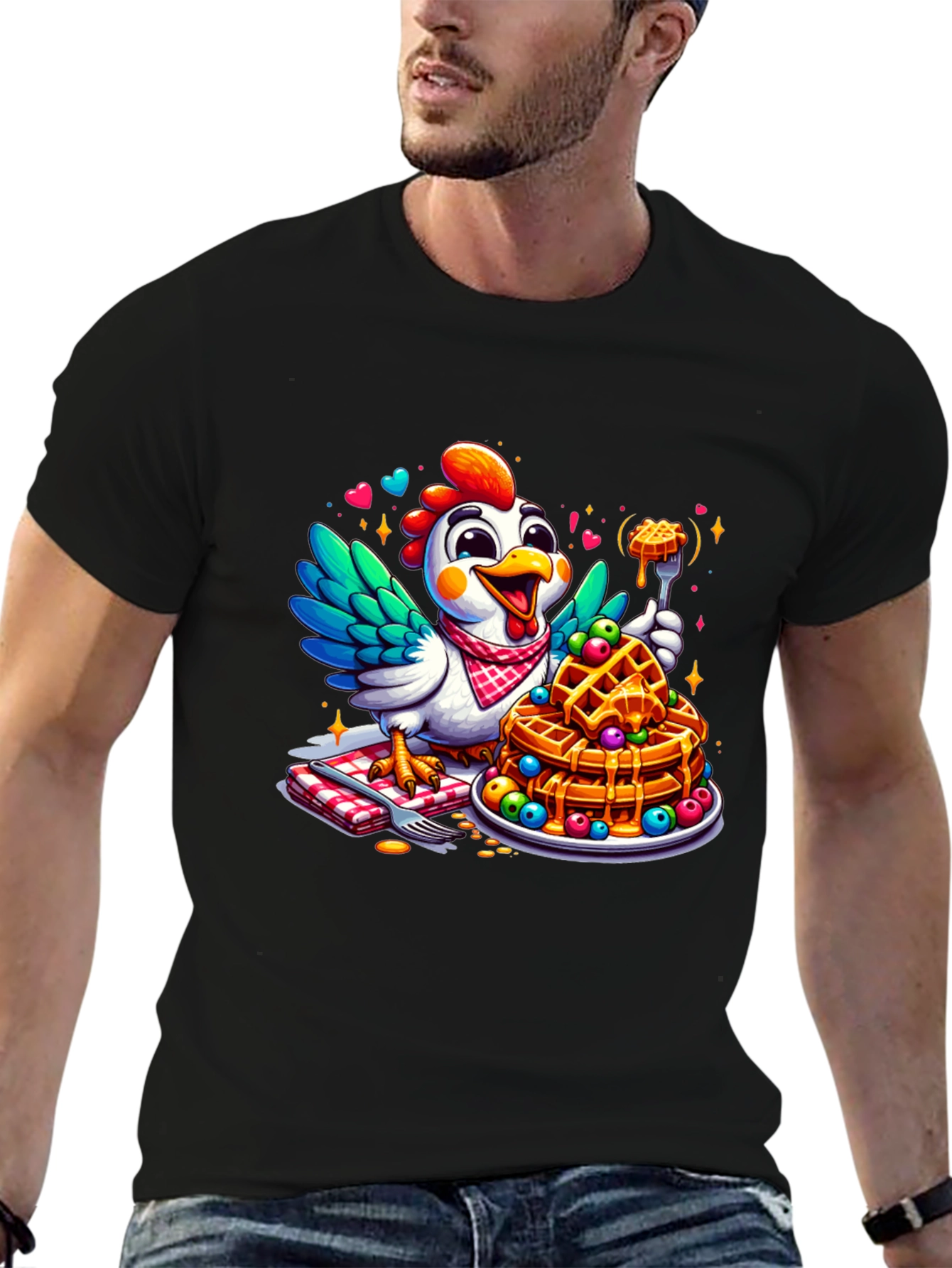 Chicken Waffles Graphic Tee