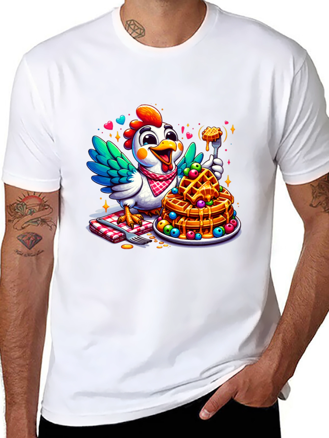 Chicken Waffles Graphic Tee