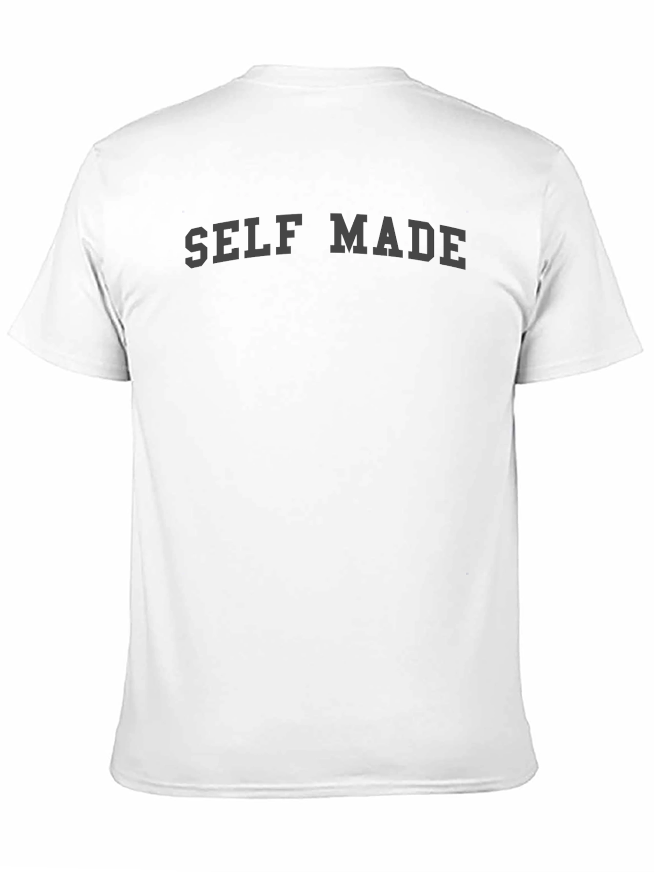 Self Made Graphic T-Shirt - Black Crew Neck