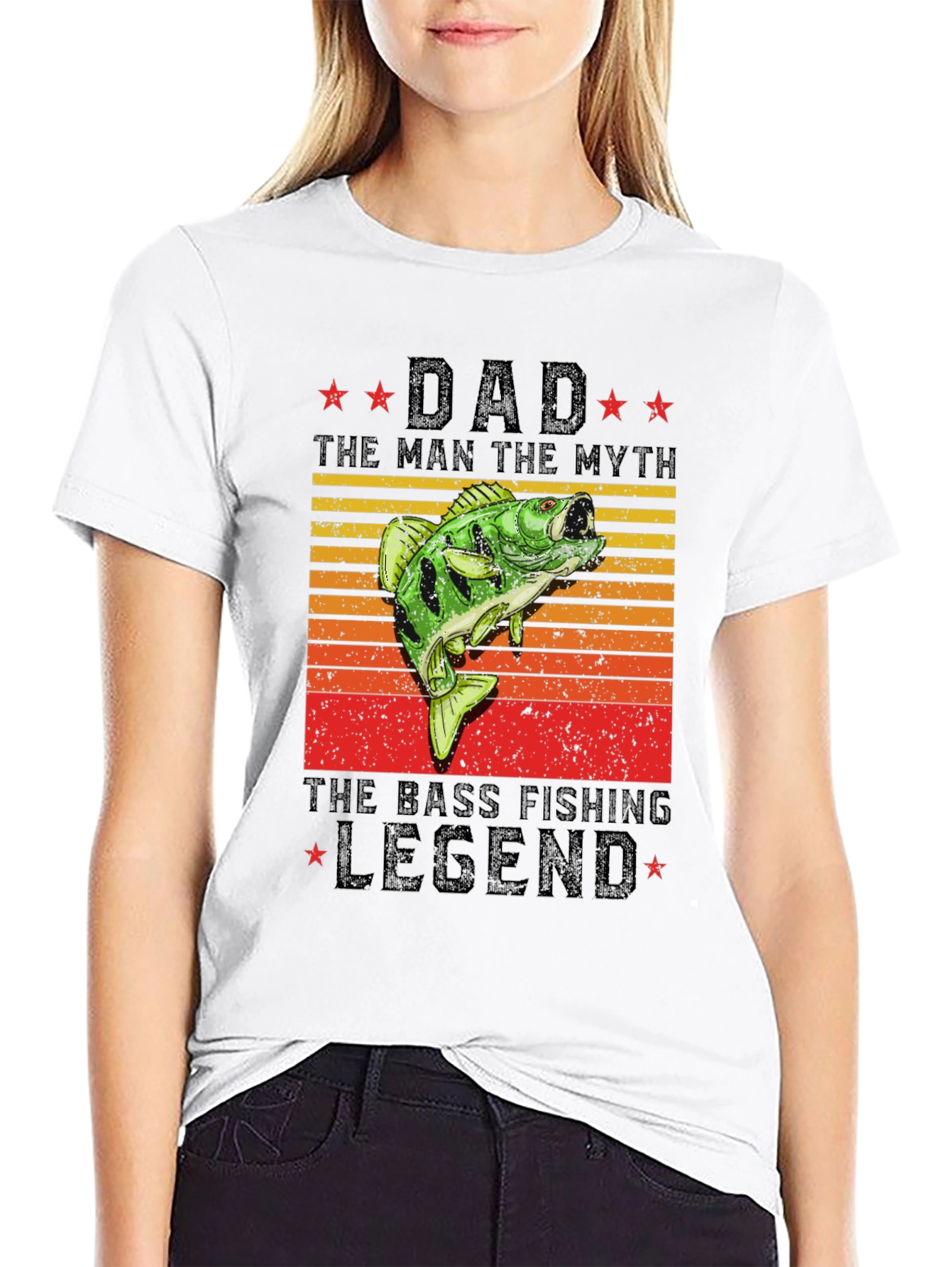 Dad Bass Fishing Legend T-Shirt