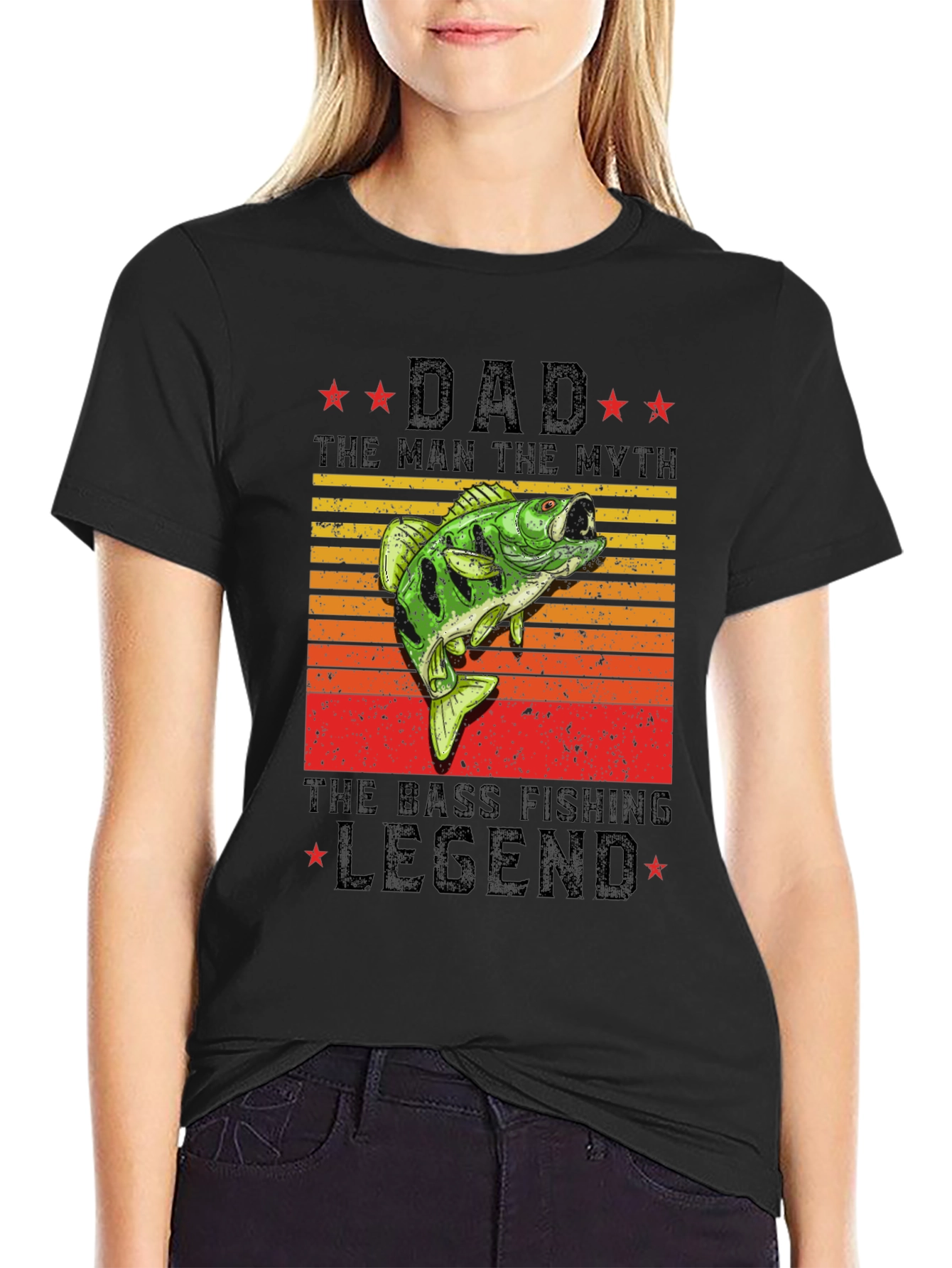 Dad Bass Fishing Legend T-Shirt