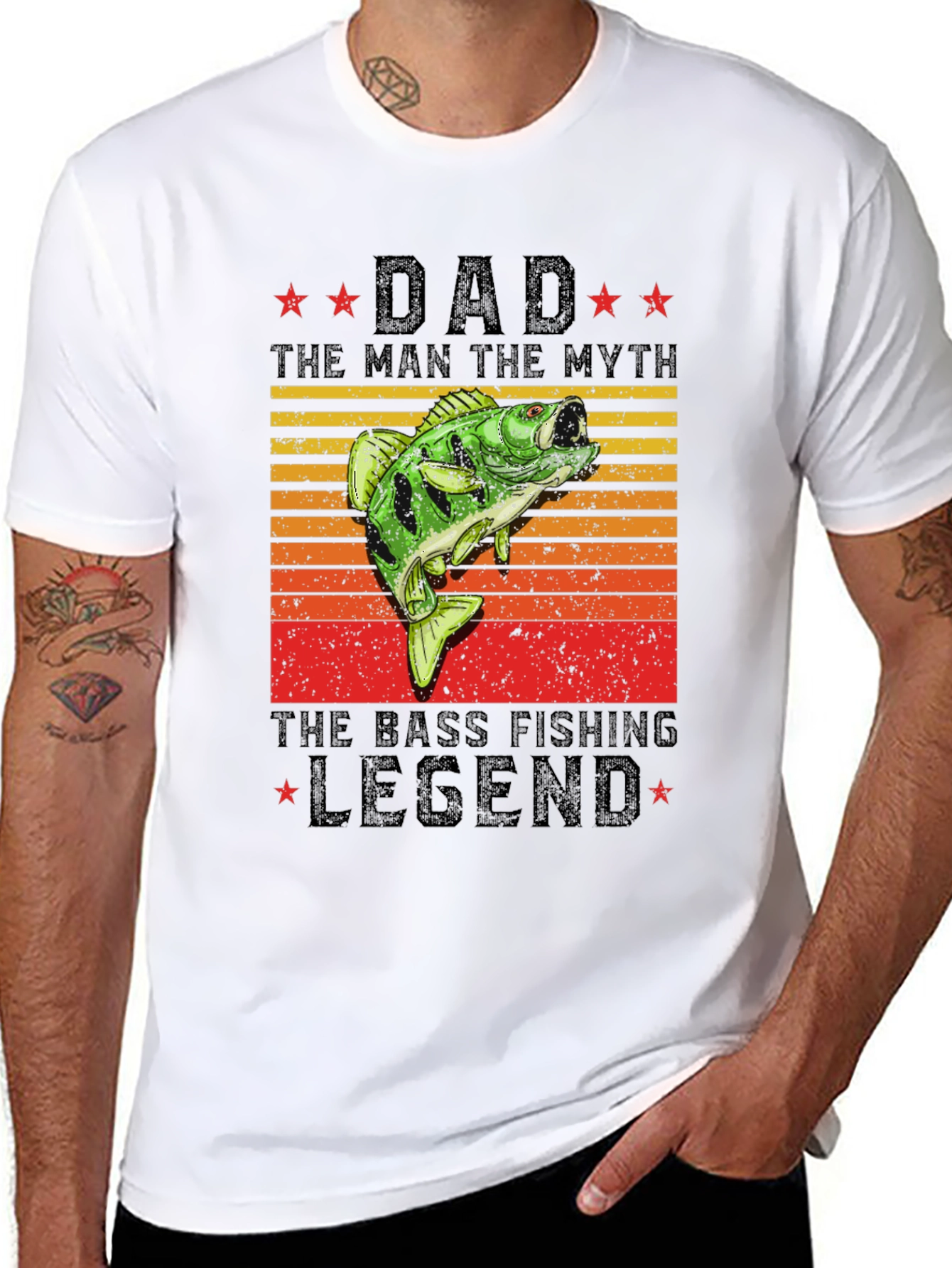 Dad Bass Fishing Legend T-Shirt