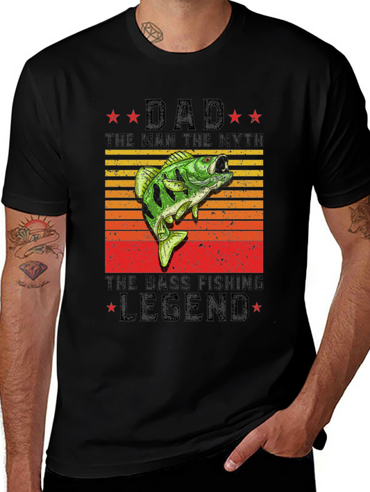 Dad Bass Fishing Legend T-Shirt