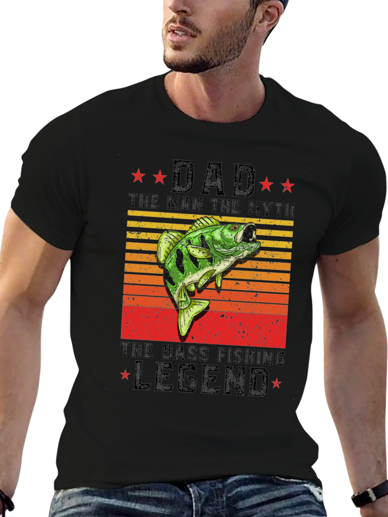 Dad Bass Fishing Legend T-Shirt