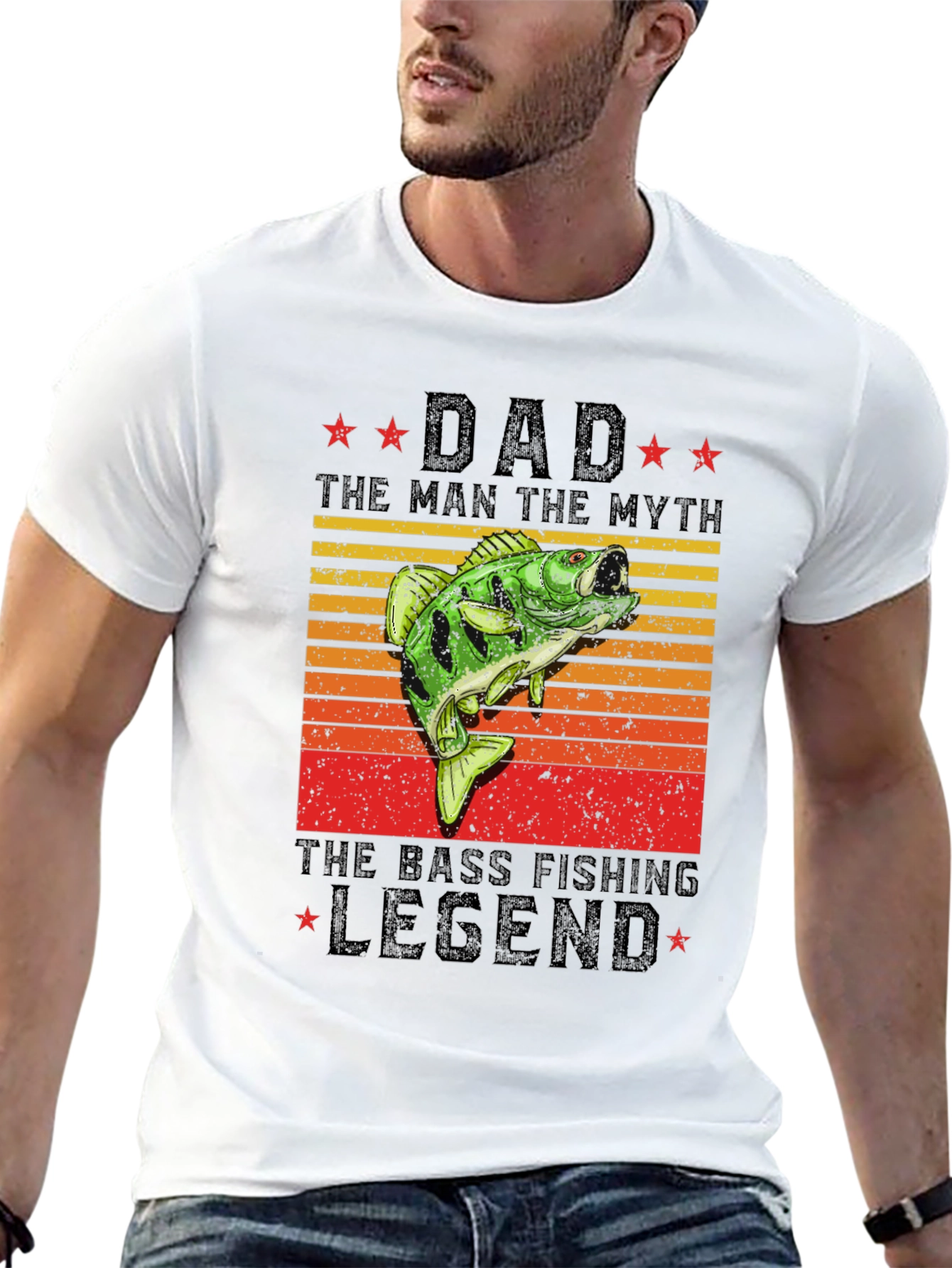 Dad Bass Fishing Legend T-Shirt