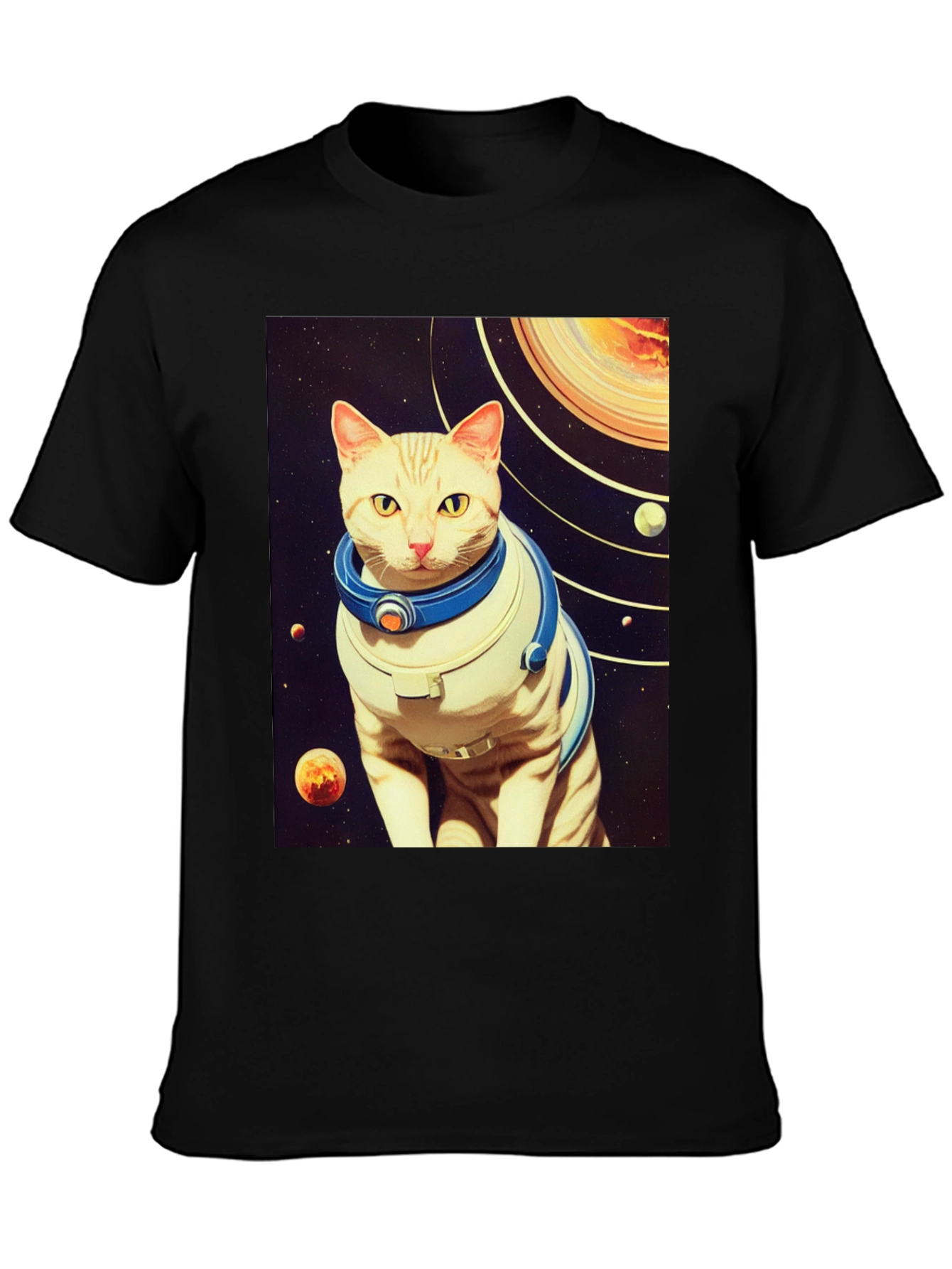 Space Cat T-Shirt - Galaxy Explorer Tee