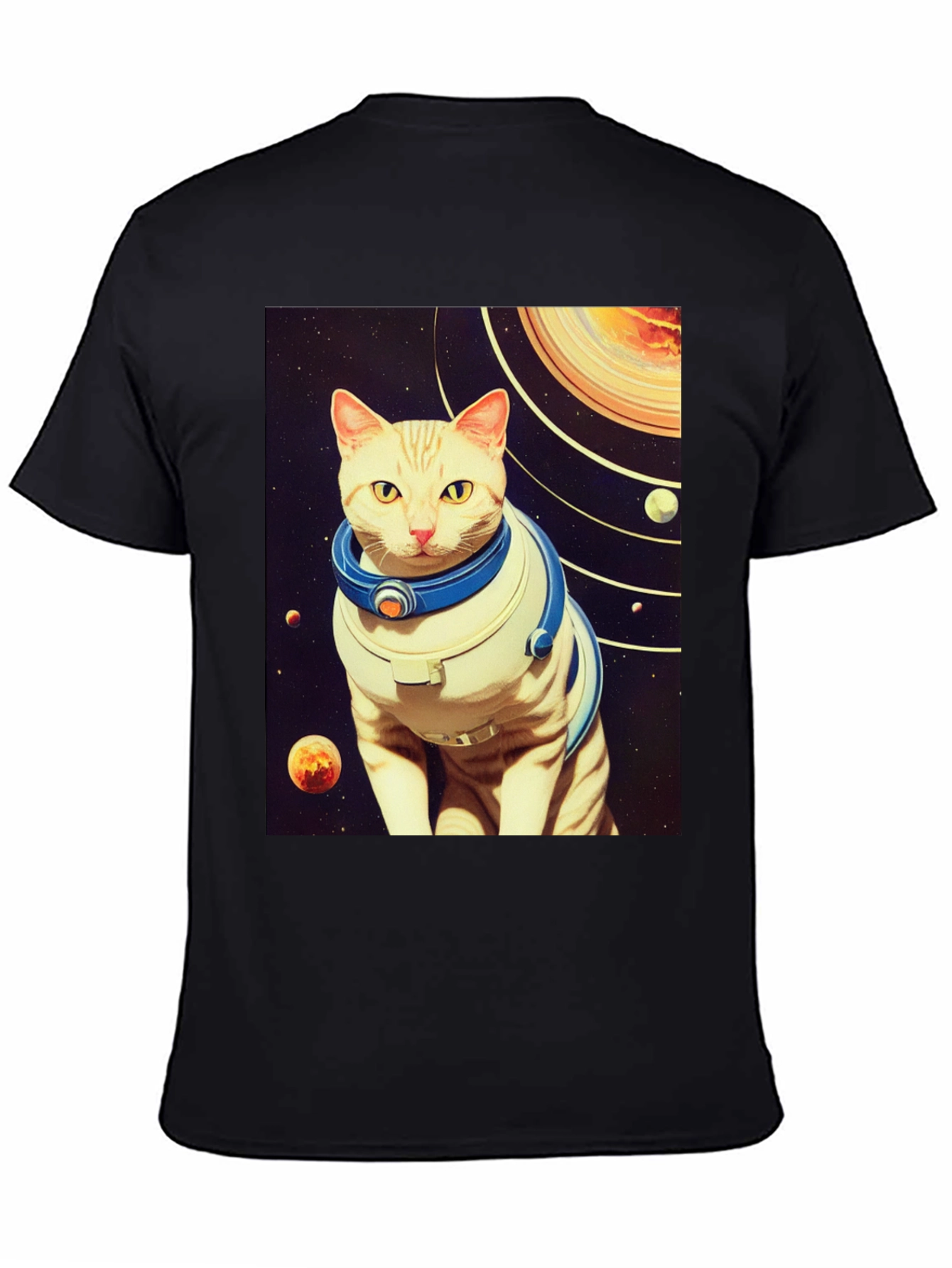 Space Cat T-Shirt - Galaxy Explorer Tee
