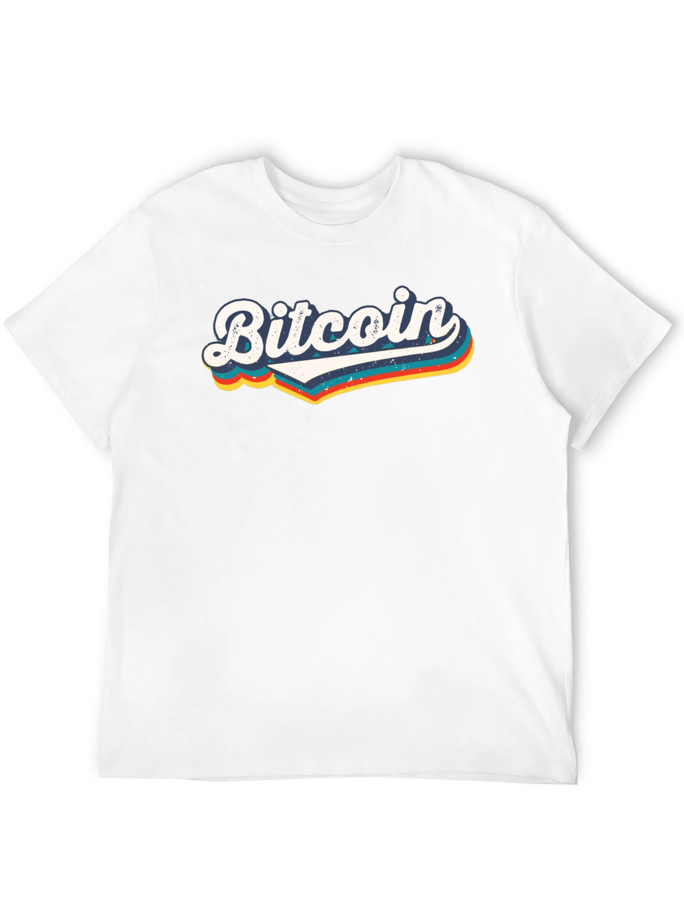 Retro Bitcoin Graphic Tee - Classic Crypto Style