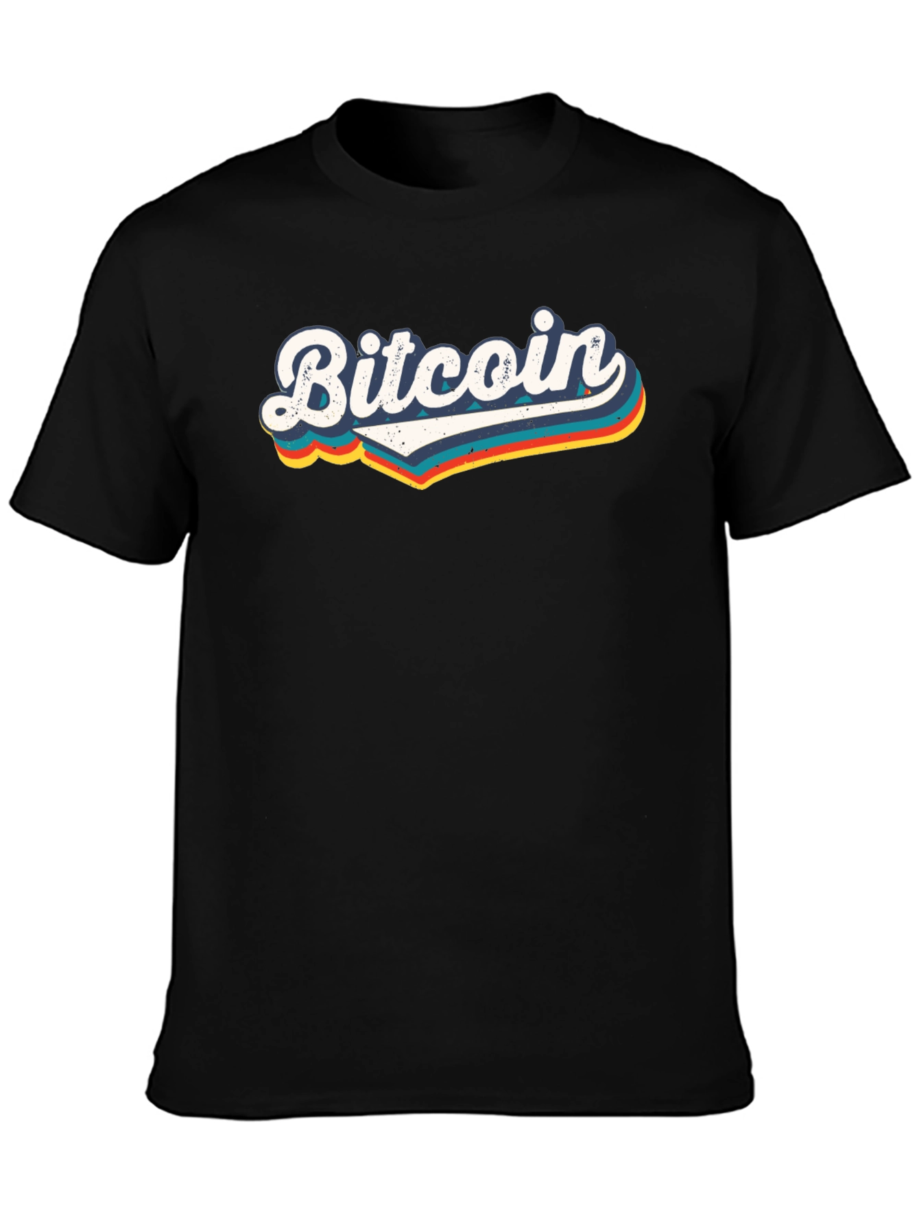 Retro Bitcoin Graphic Tee - Classic Crypto Style