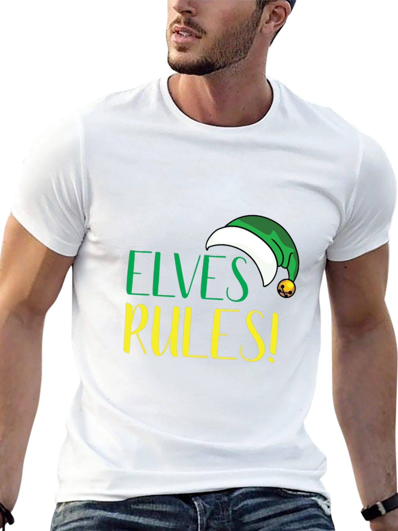 Elves Rules! Holiday Graphic Tee