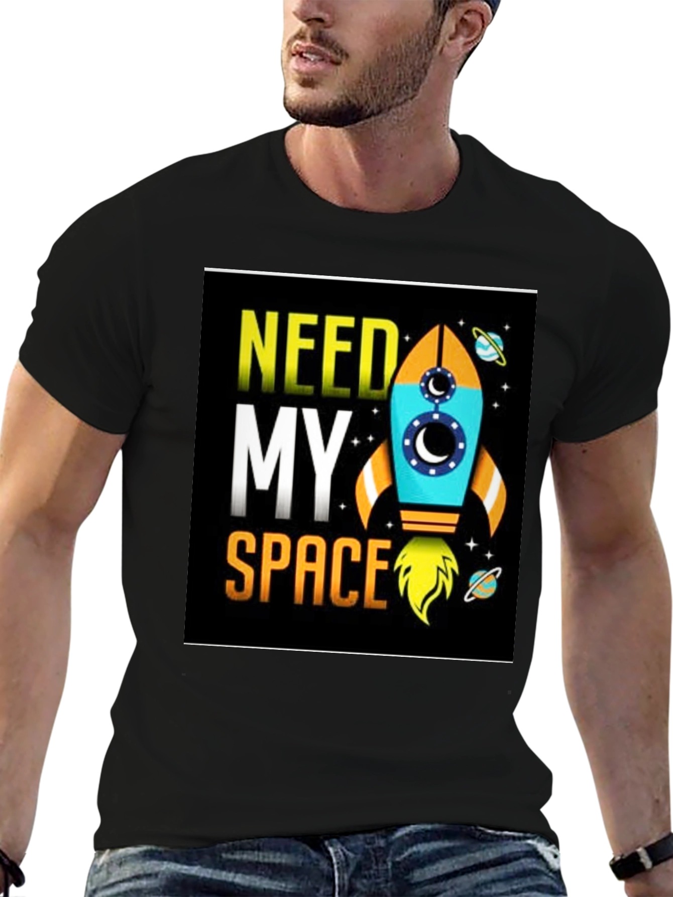 Need My Space T-Shirt - Rocket Design