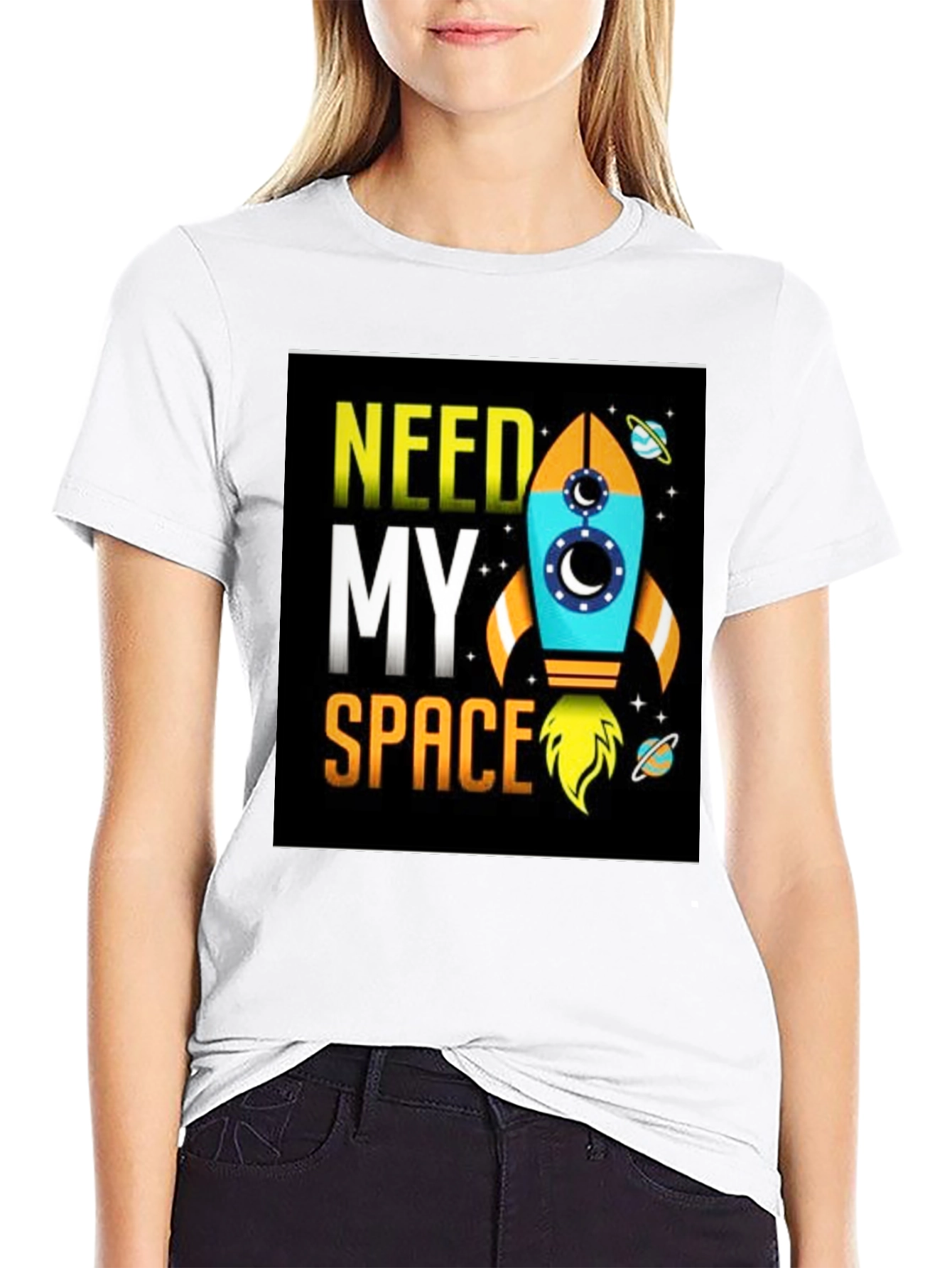 Need My Space T-Shirt - Rocket Design