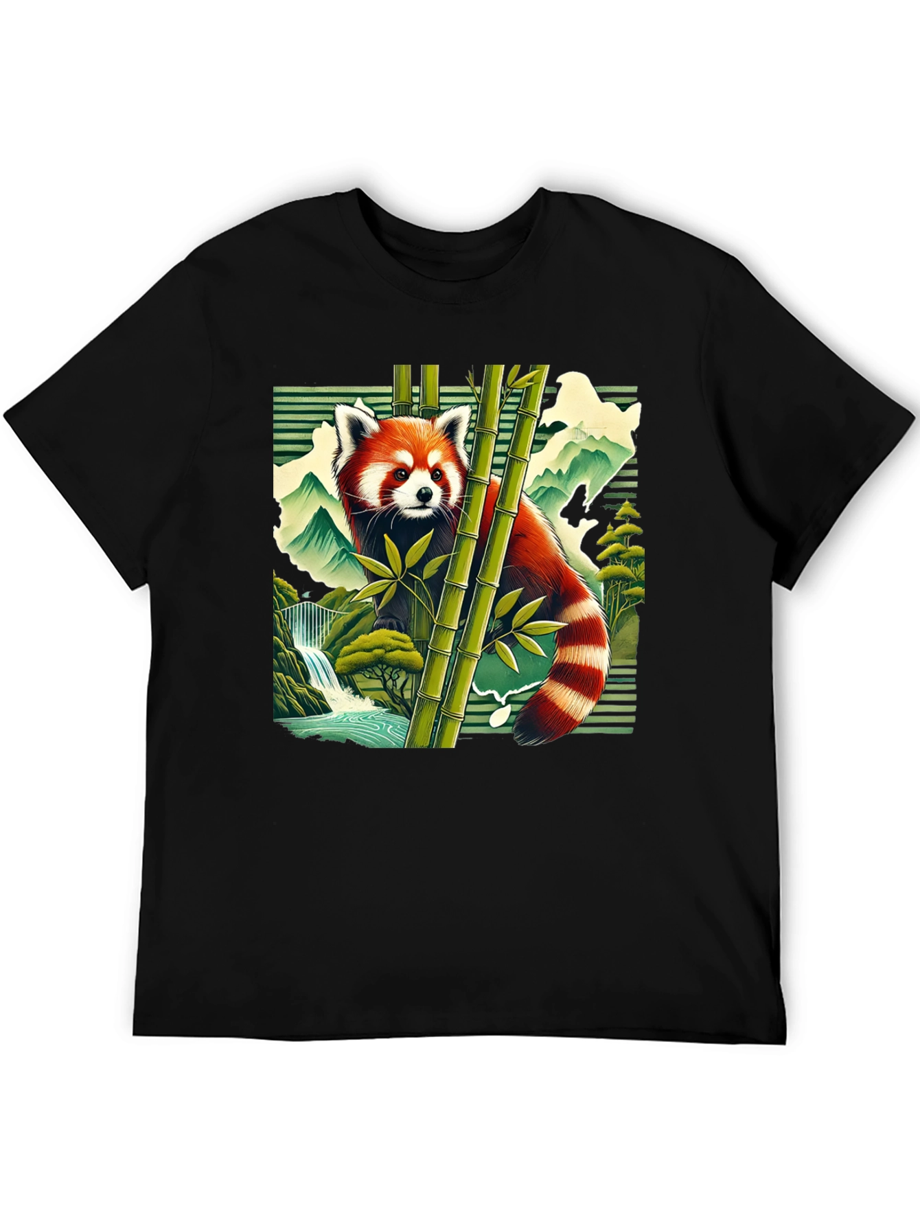 Red Panda Bamboo Forest Graphic Tee