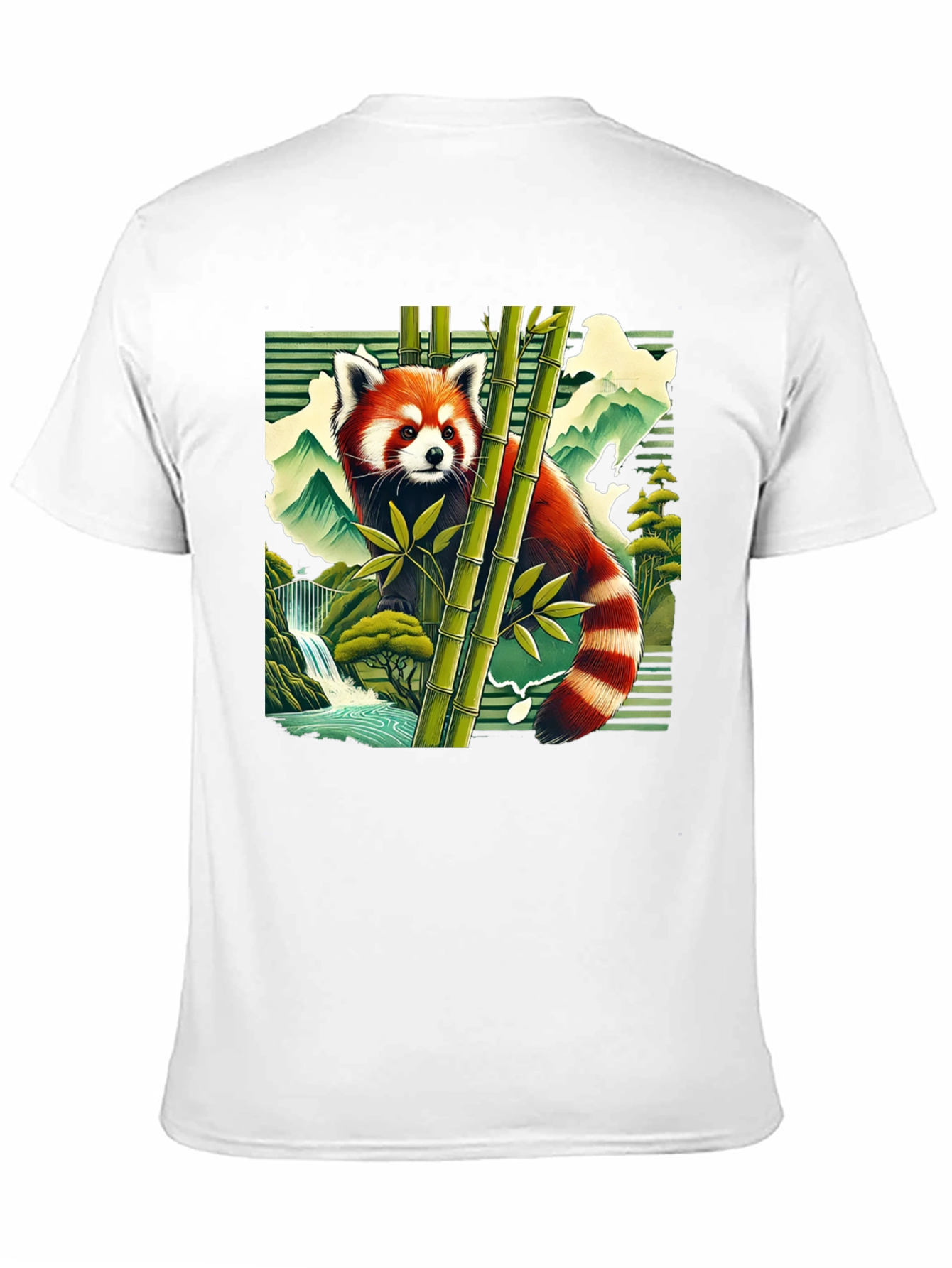 Red Panda Bamboo Forest Graphic Tee