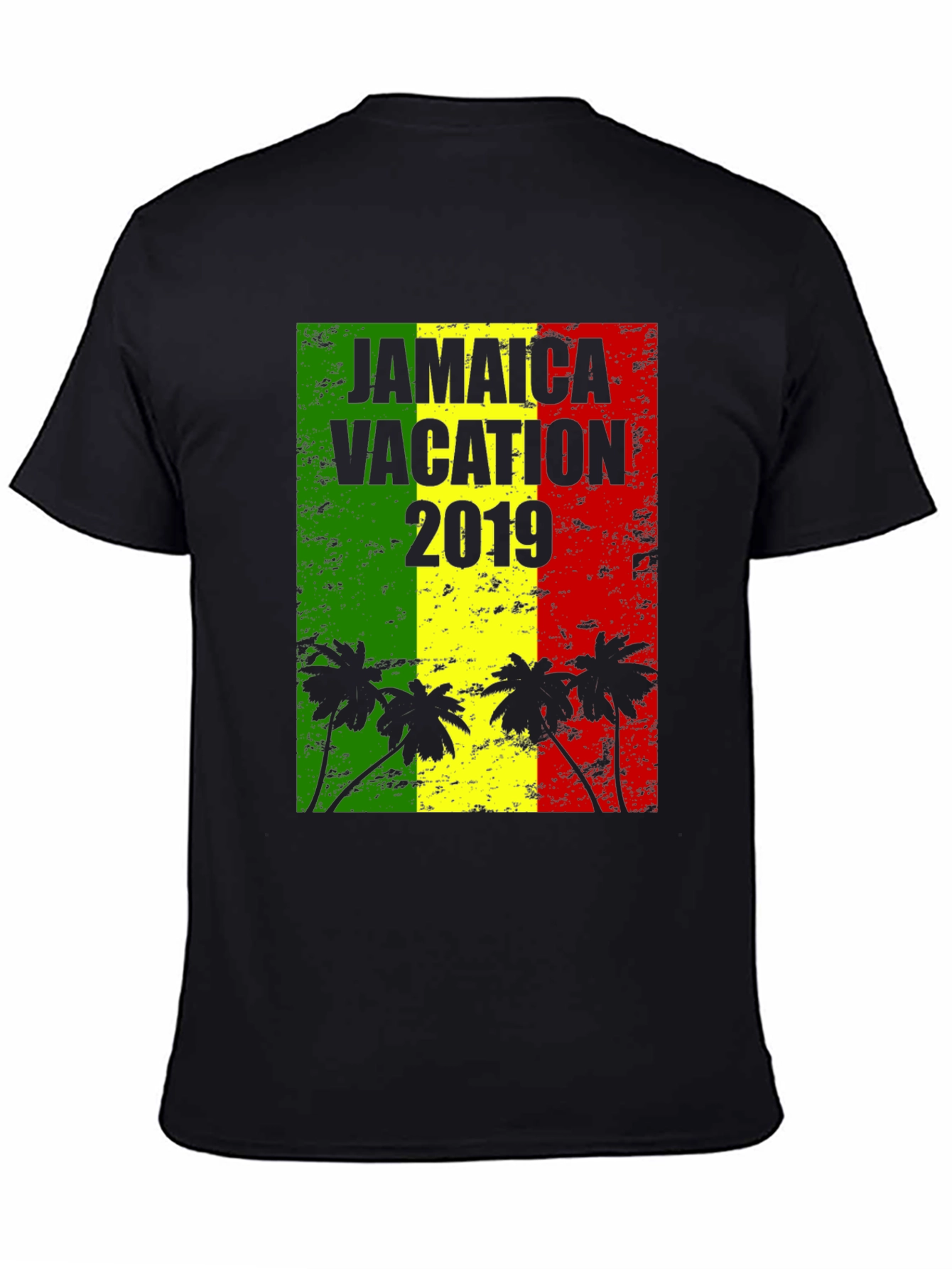 Jamaica Vacation 2019 Black T-Shirt