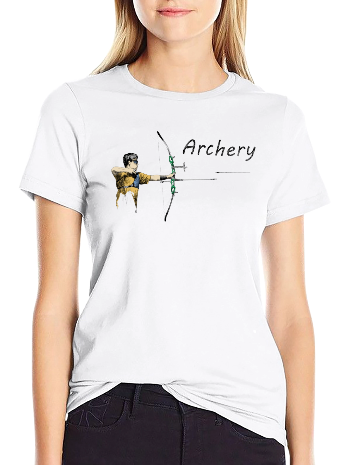 Archery Graphic Tee - Black