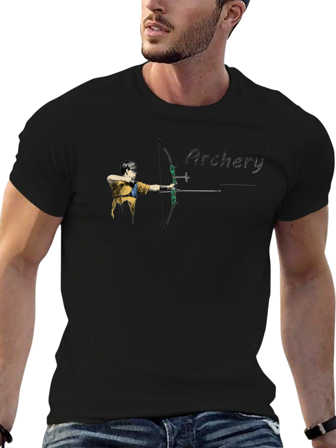 Archery Graphic Tee - Black