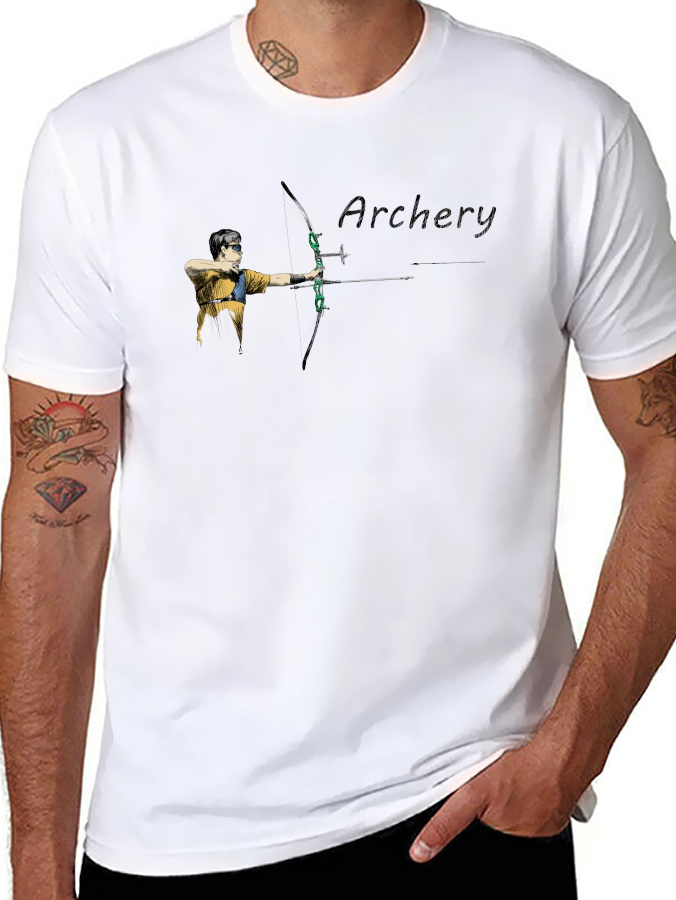 Archery Graphic Tee - Black
