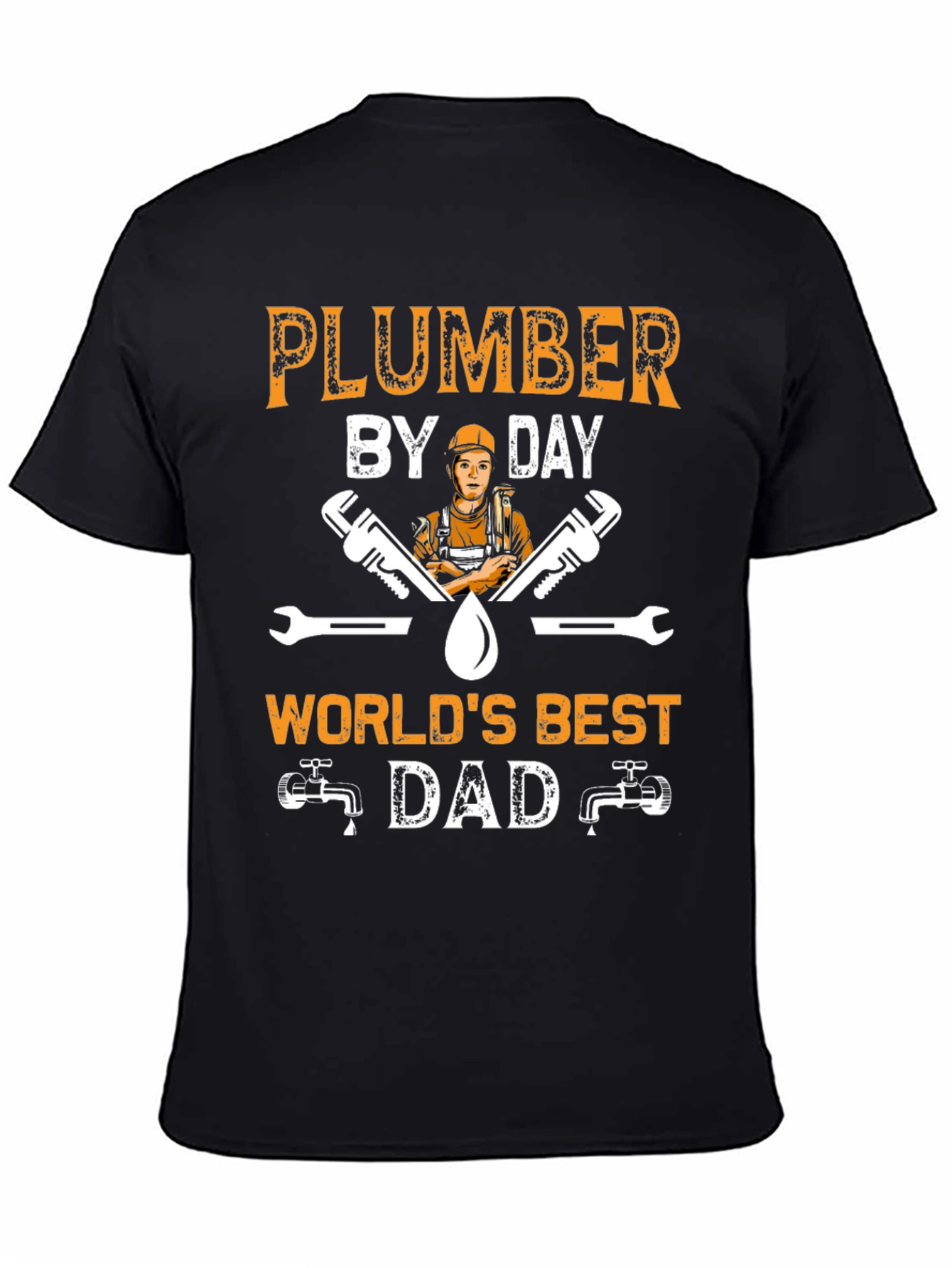 Plumber Dad T-Shirt - Worlds Best Dad