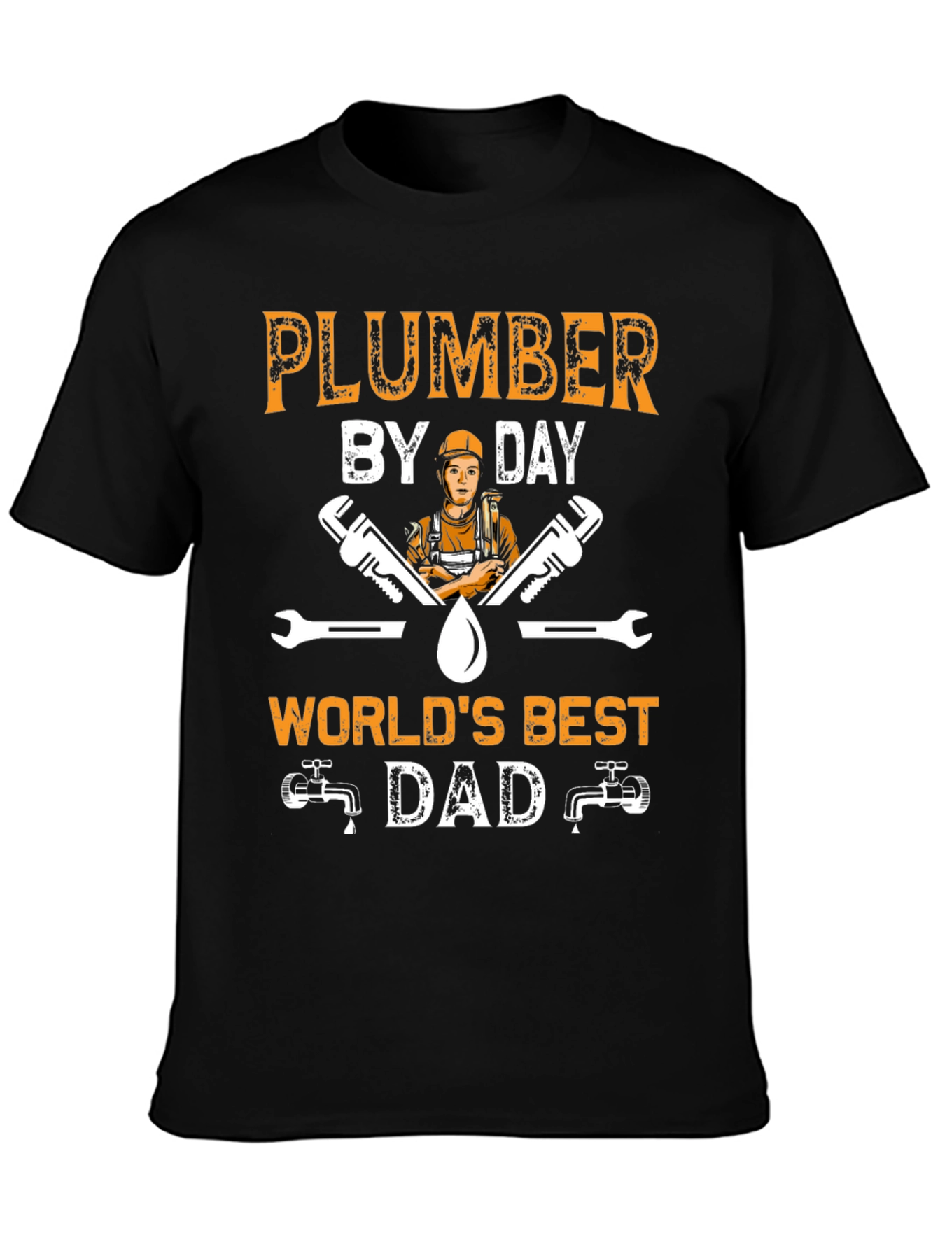 Plumber Dad T-Shirt - Worlds Best Dad
