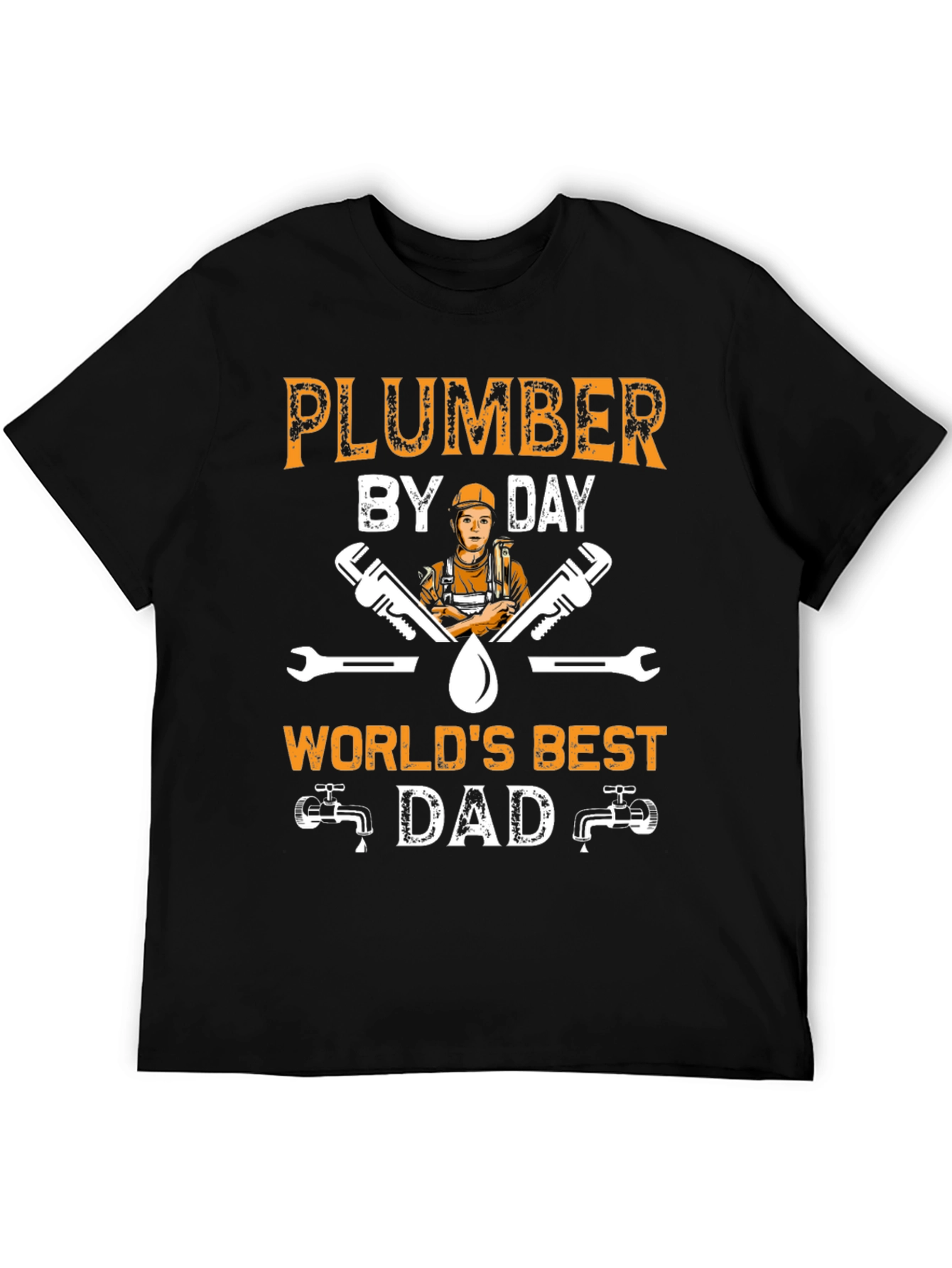 Plumber Dad T-Shirt - Worlds Best Dad