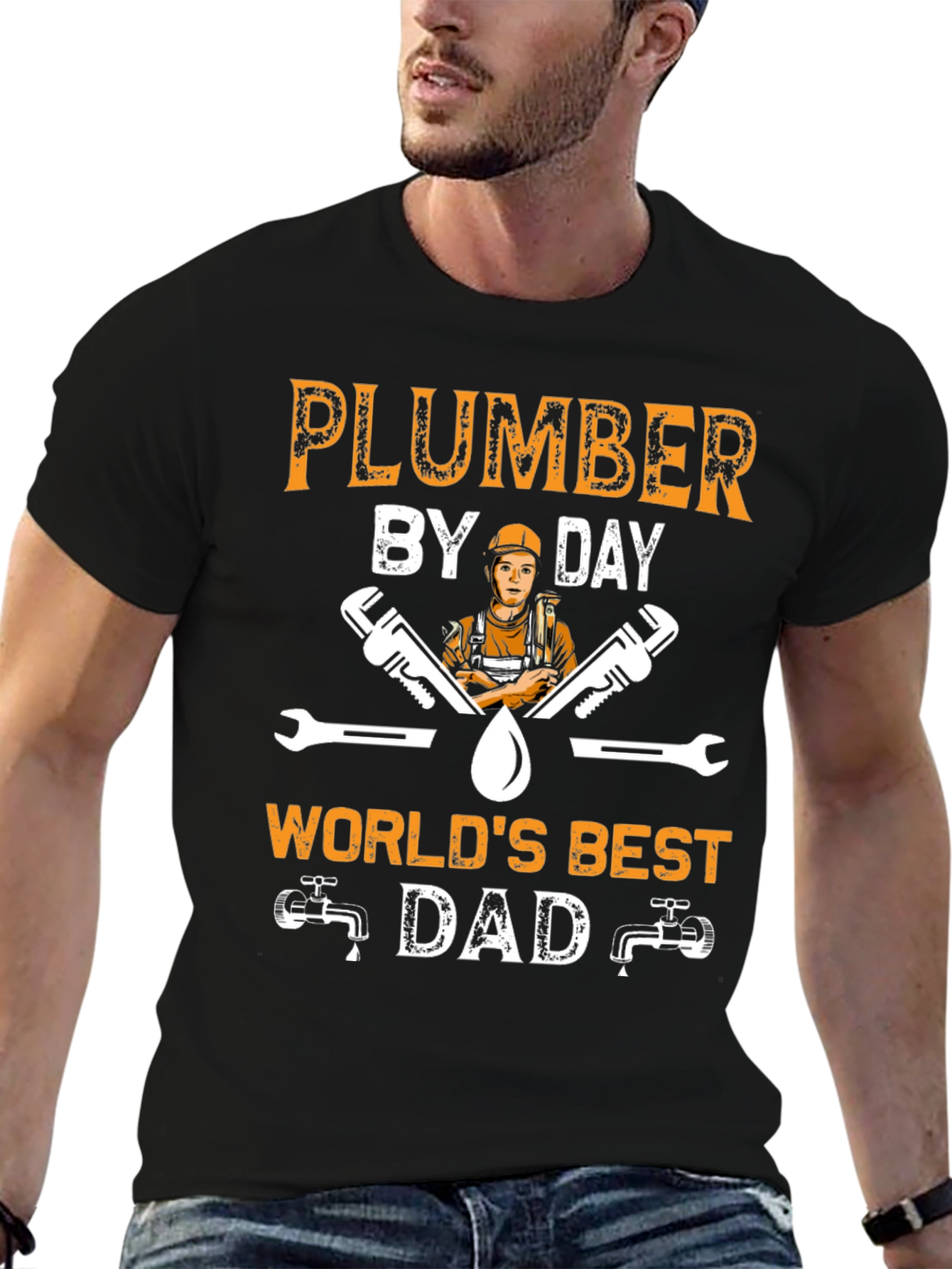 Plumber Dad T-Shirt - Worlds Best Dad