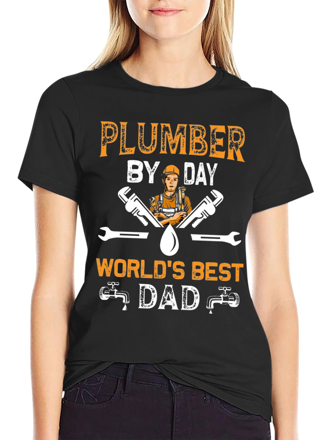 Plumber Dad T-Shirt - Worlds Best Dad