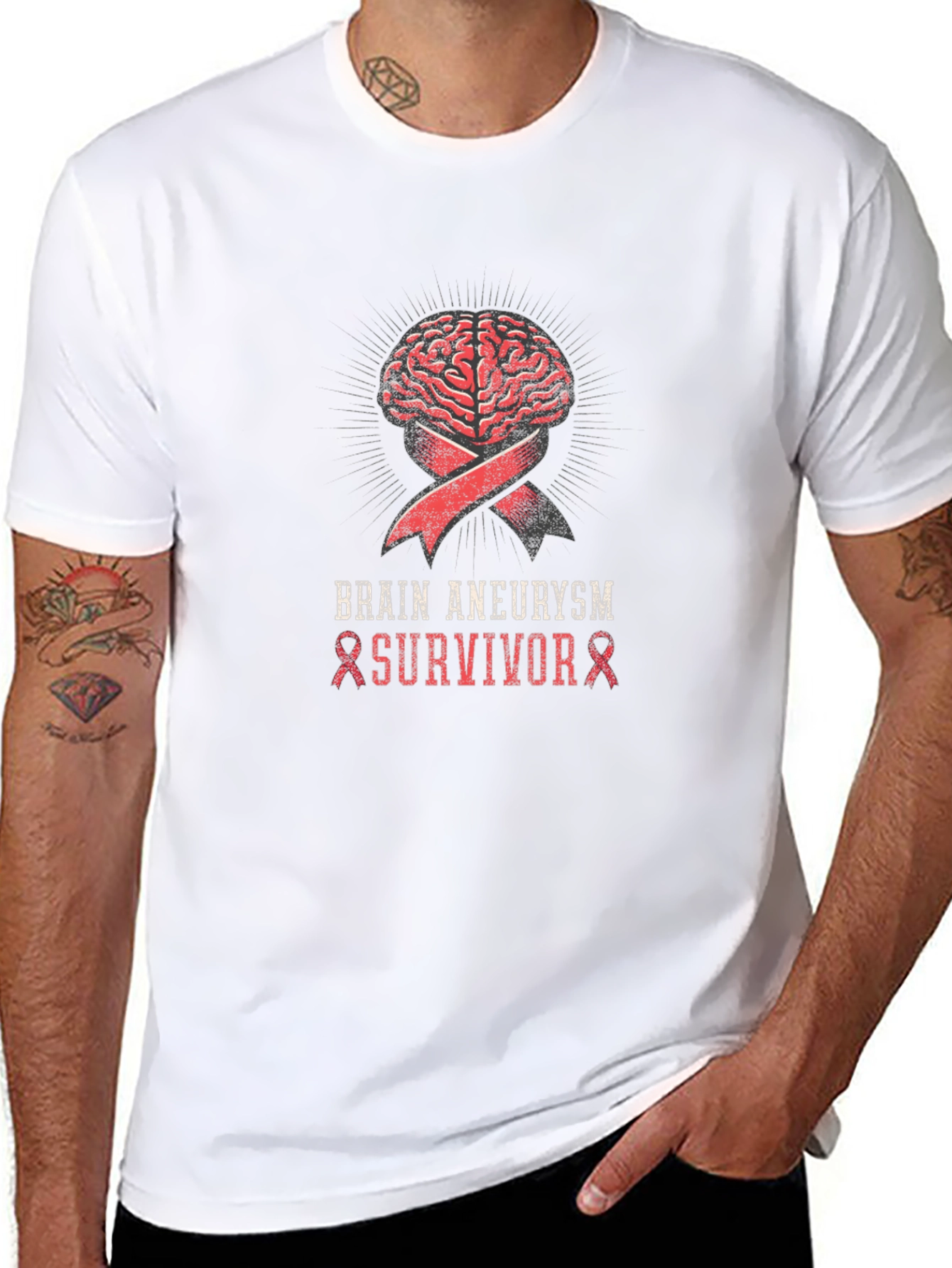 Brain Aneurysm Survivor T-Shirt Awareness