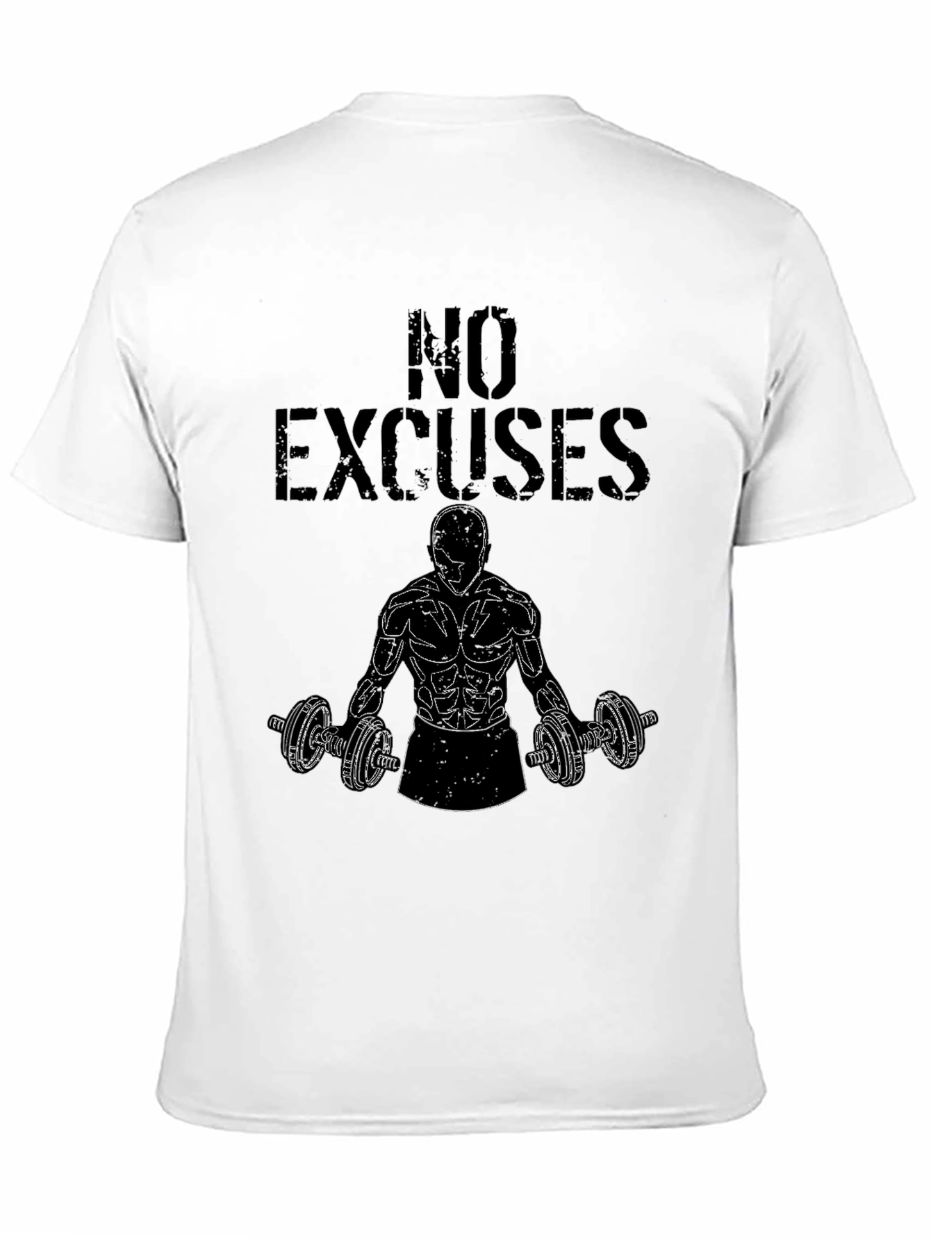 No Excuses Gym T-Shirt - Workout Motivation