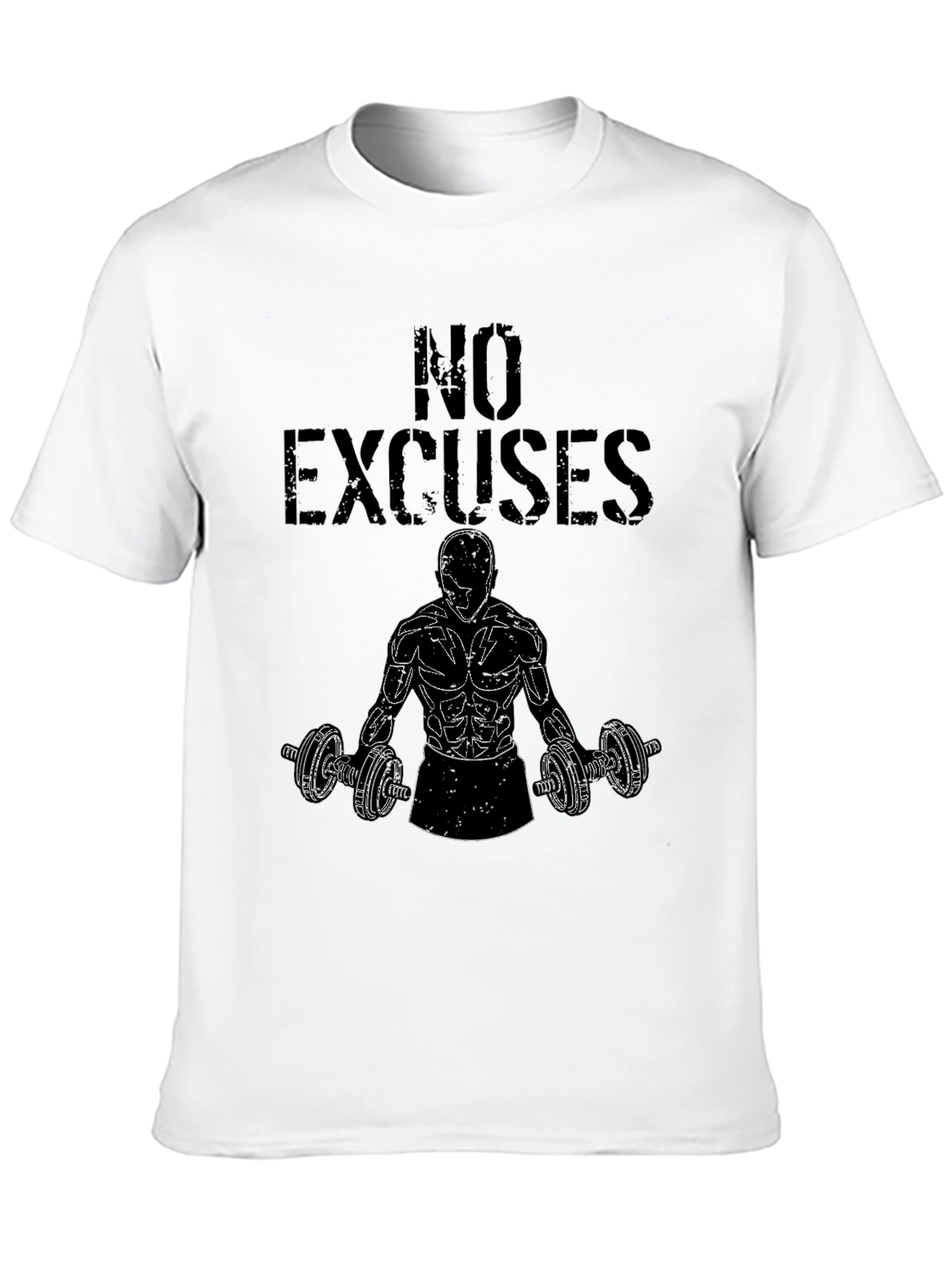 No Excuses Gym T-Shirt - Workout Motivation