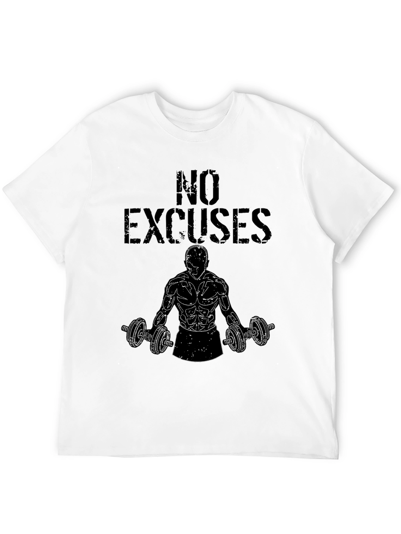 No Excuses Gym T-Shirt - Workout Motivation