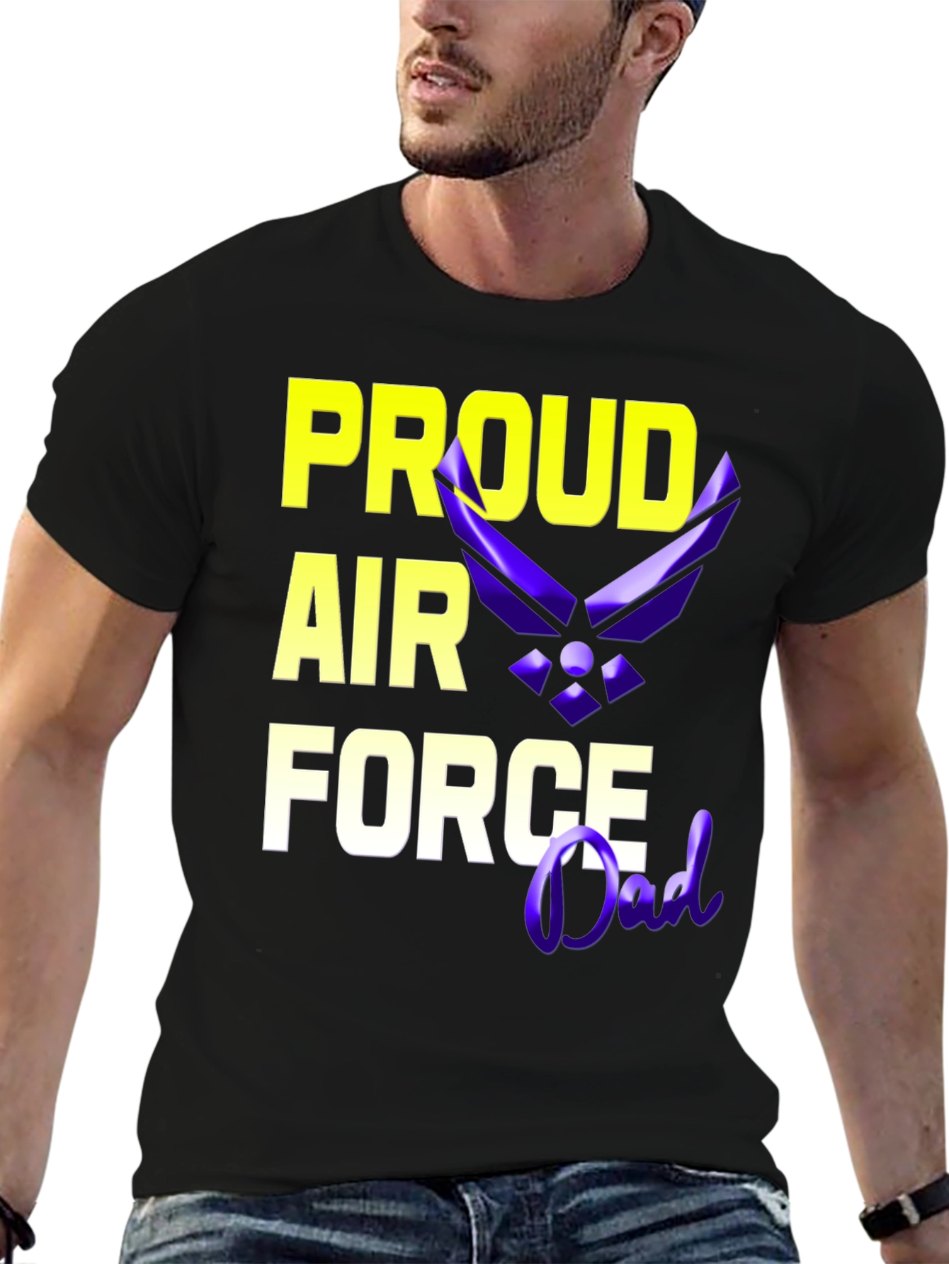 Proud Air Force Dad T-Shirt - Military Pride