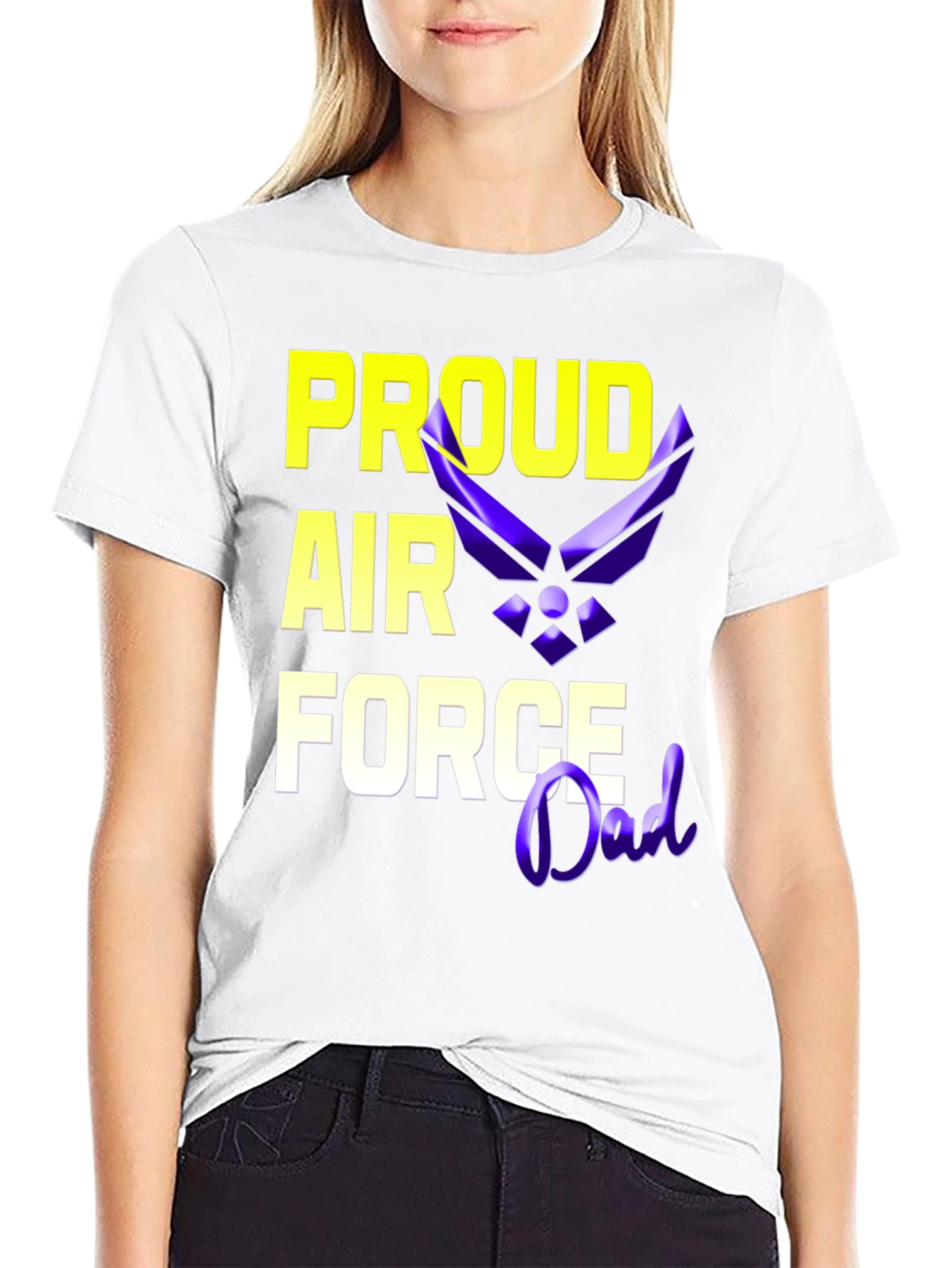 Proud Air Force Dad T-Shirt - Military Pride