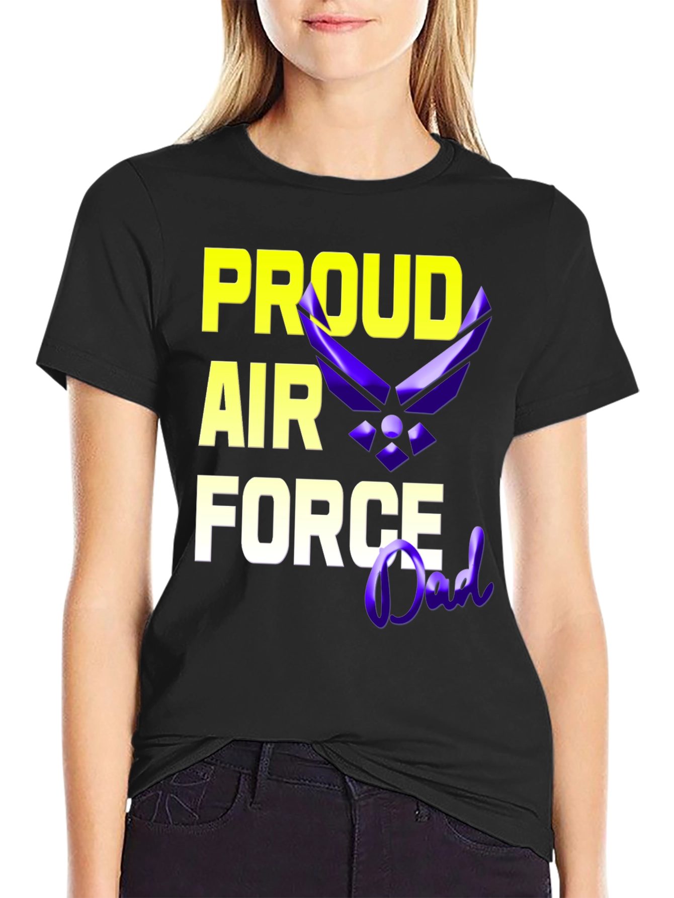 Proud Air Force Dad T-Shirt - Military Pride