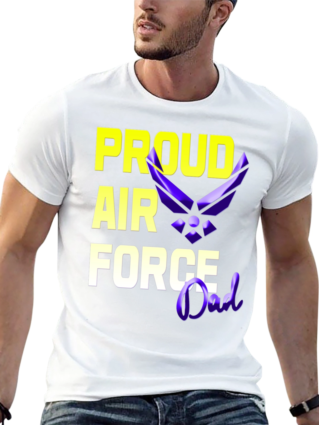 Proud Air Force Dad T-Shirt - Military Pride