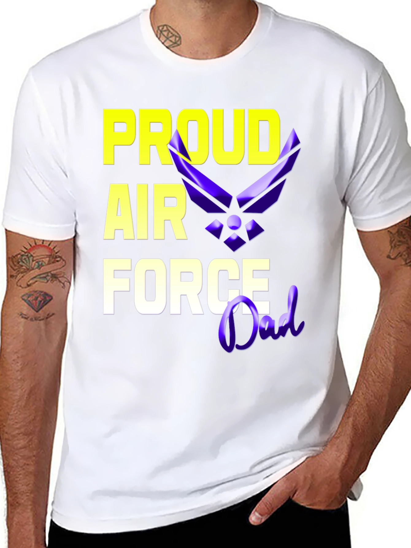 Proud Air Force Dad T-Shirt - Military Pride