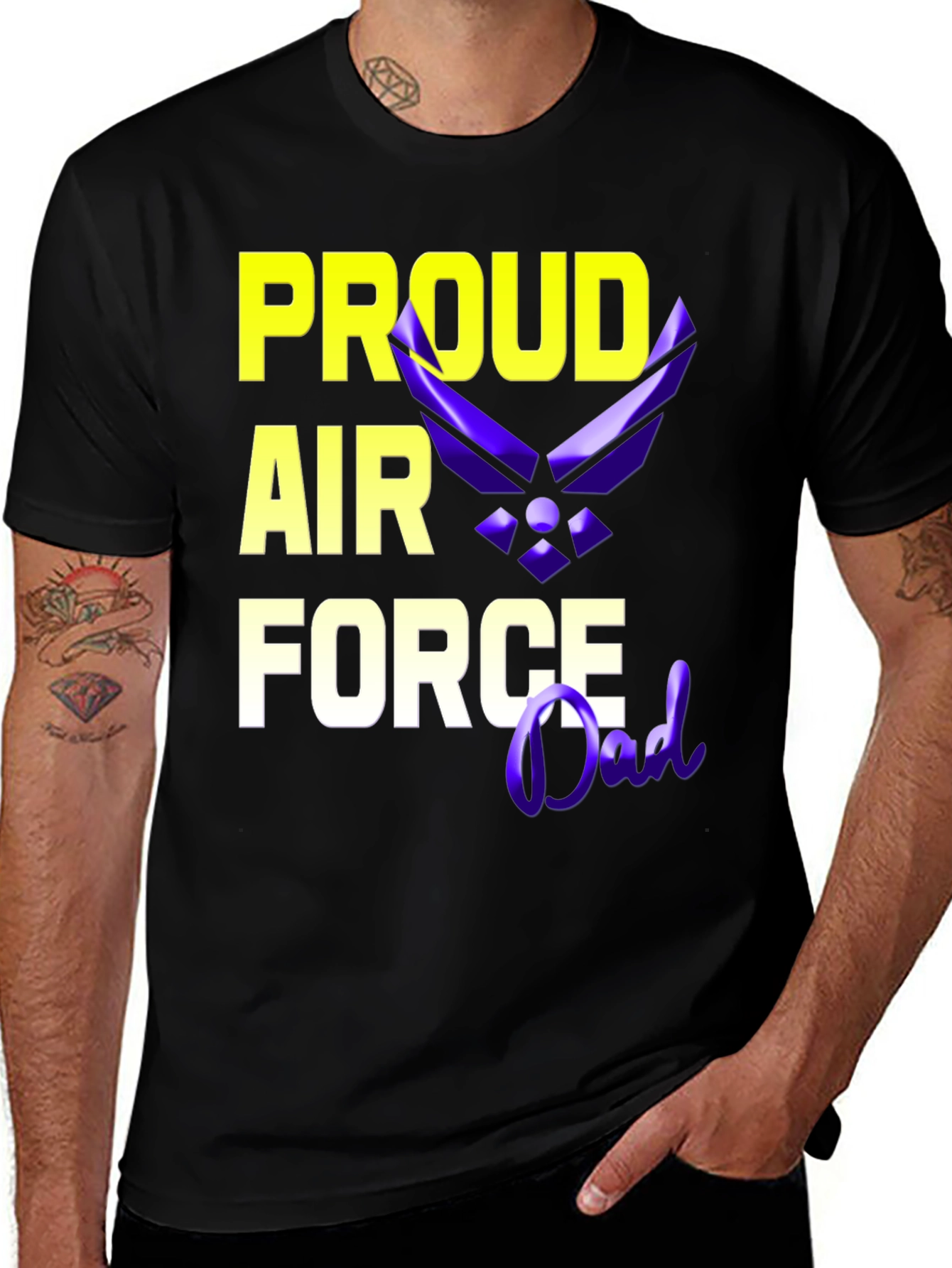 Proud Air Force Dad T-Shirt - Military Pride
