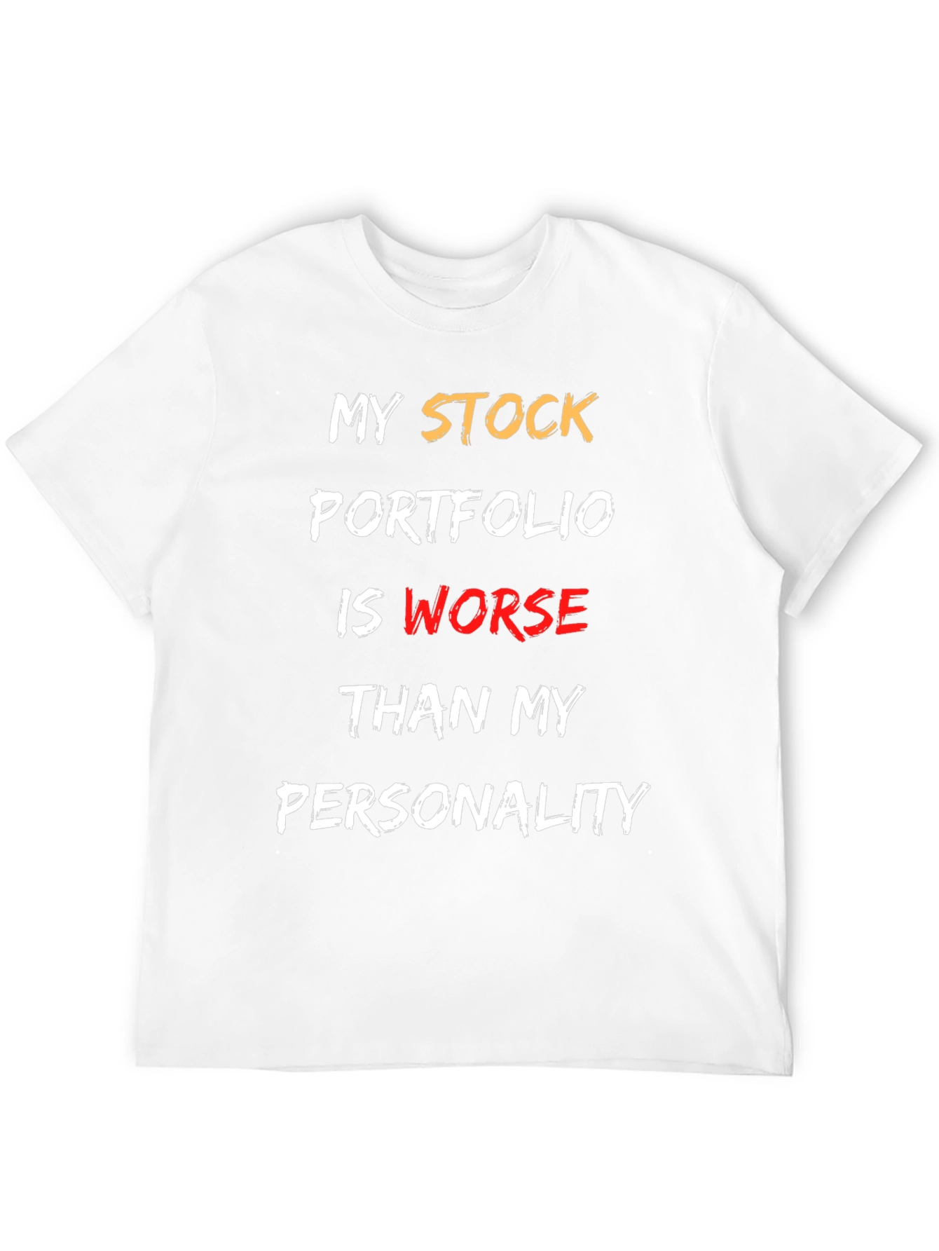 Stock Portfolio T-Shirt: Funny Finance Humor Tee