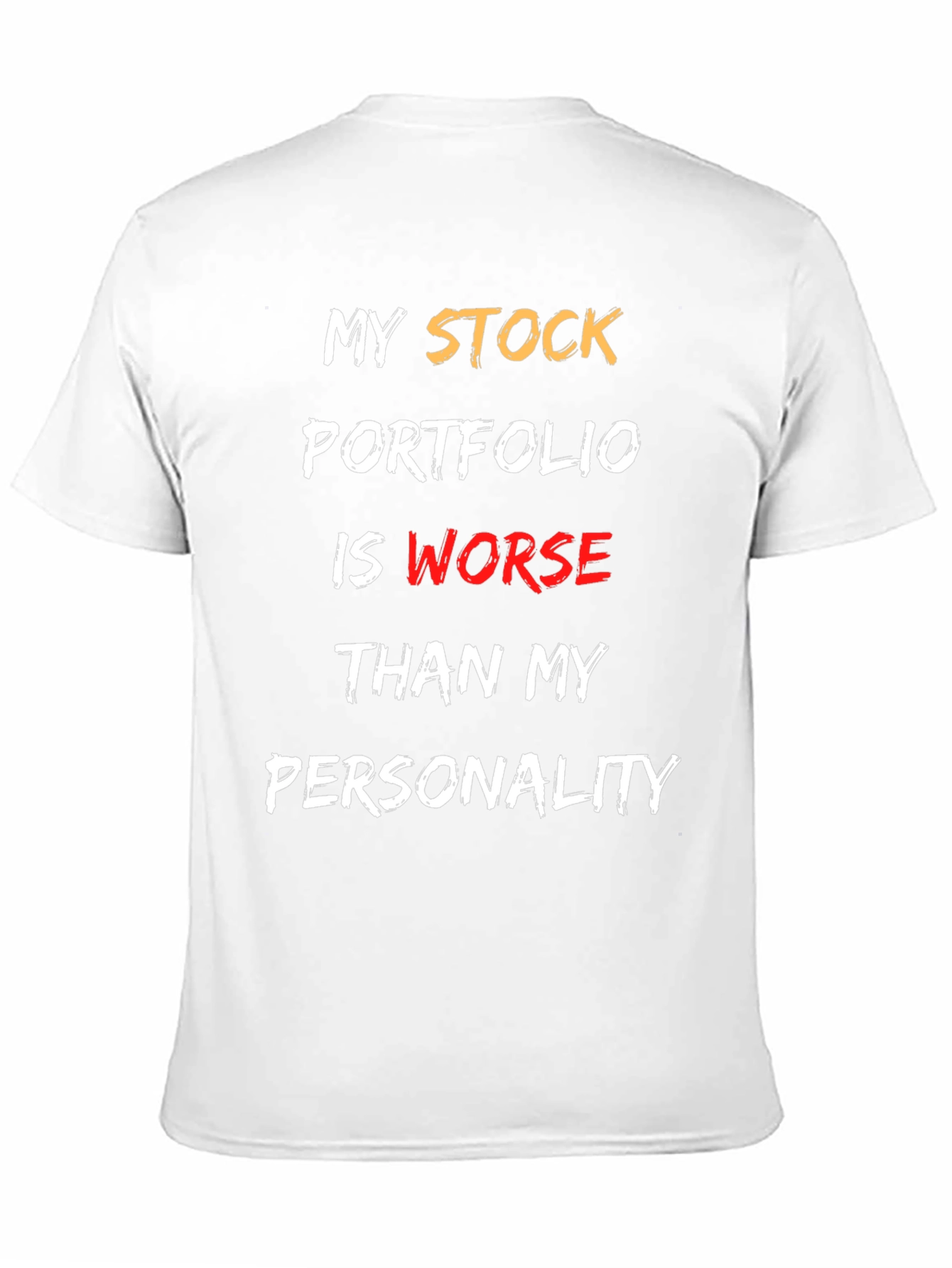 Stock Portfolio T-Shirt: Funny Finance Humor Tee