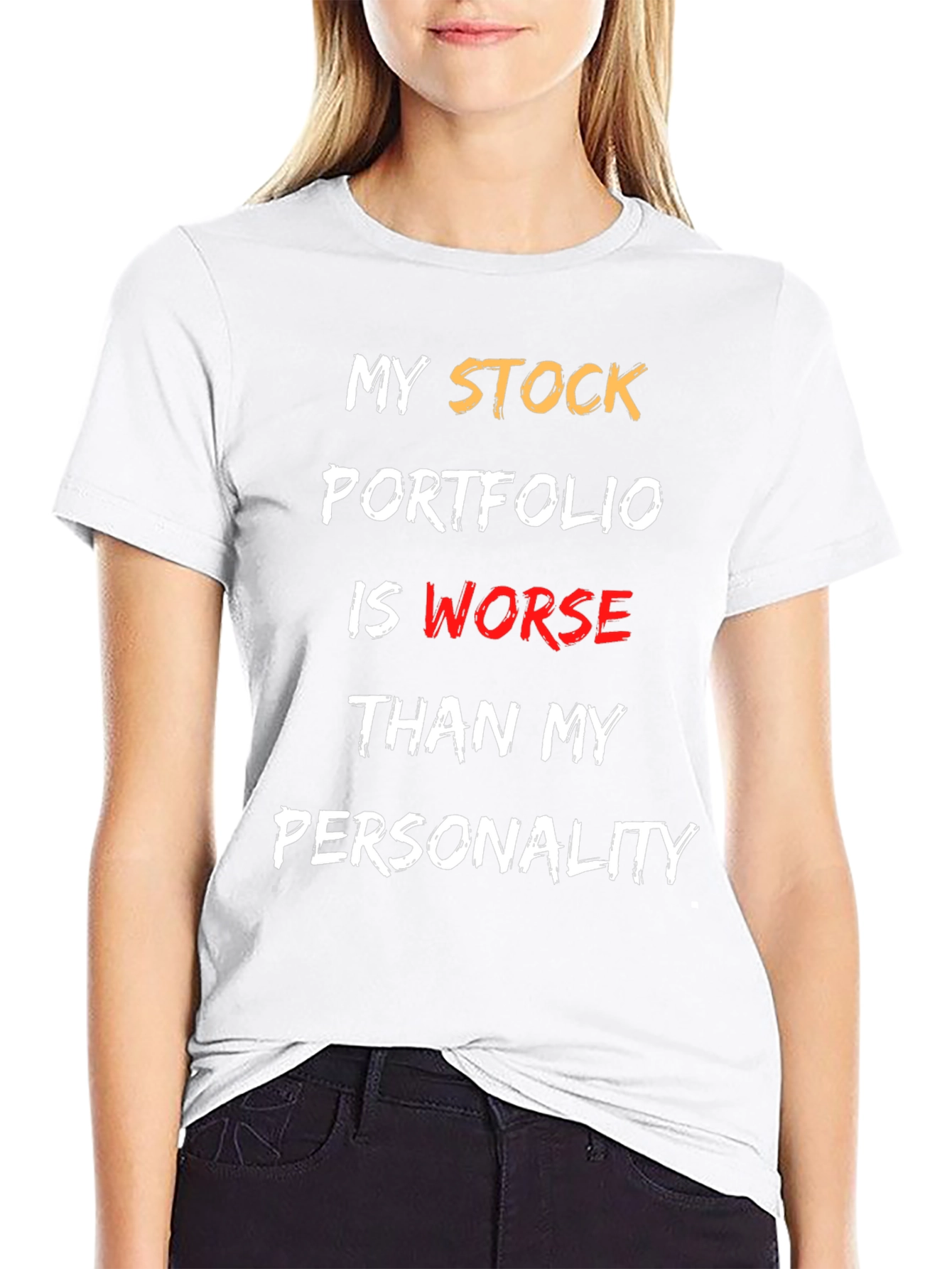 Stock Portfolio T-Shirt: Funny Finance Humor Tee