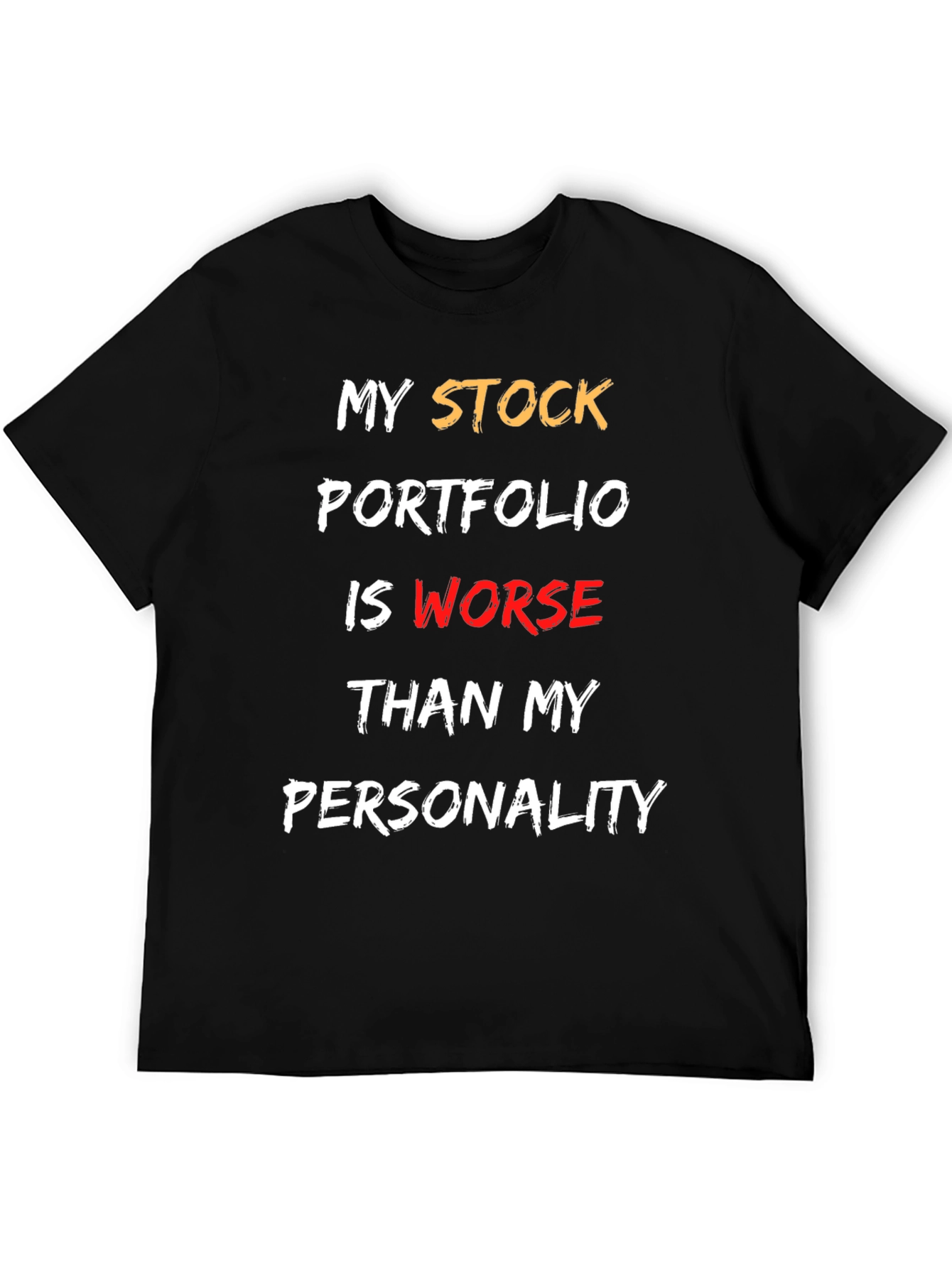 Stock Portfolio T-Shirt: Funny Finance Humor Tee